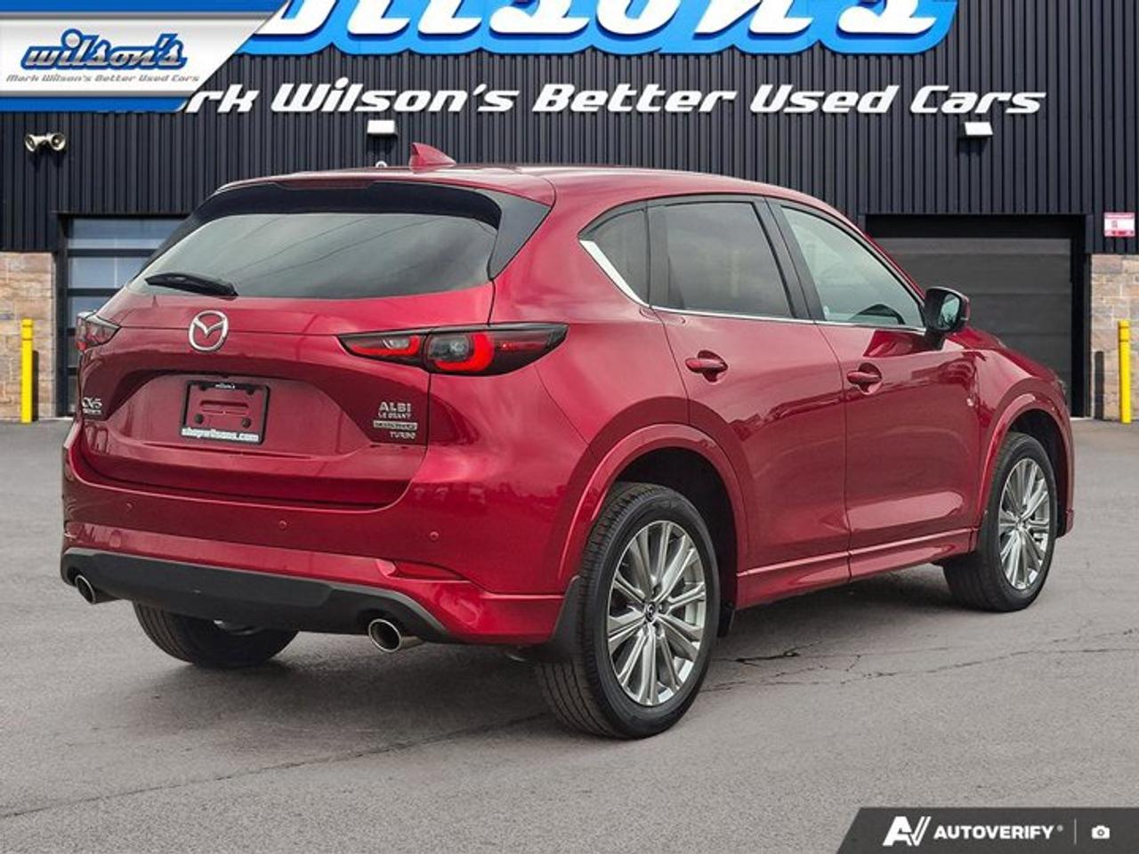 2022 Mazda CX-5 Signature Turbo AWD | Leather | Sunroof | Navi | Heated Seats + Steering | Power Liftgate and More ! Photo