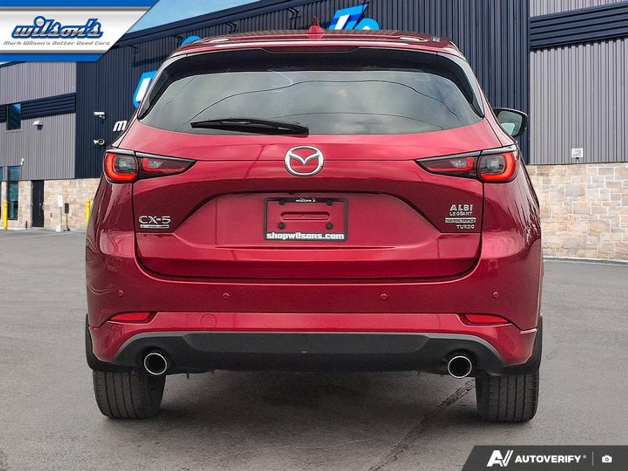 2022 Mazda CX-5 Signature Turbo AWD | Leather | Sunroof | Navi | Heated Seats + Steering | Power Liftgate and More ! Photo