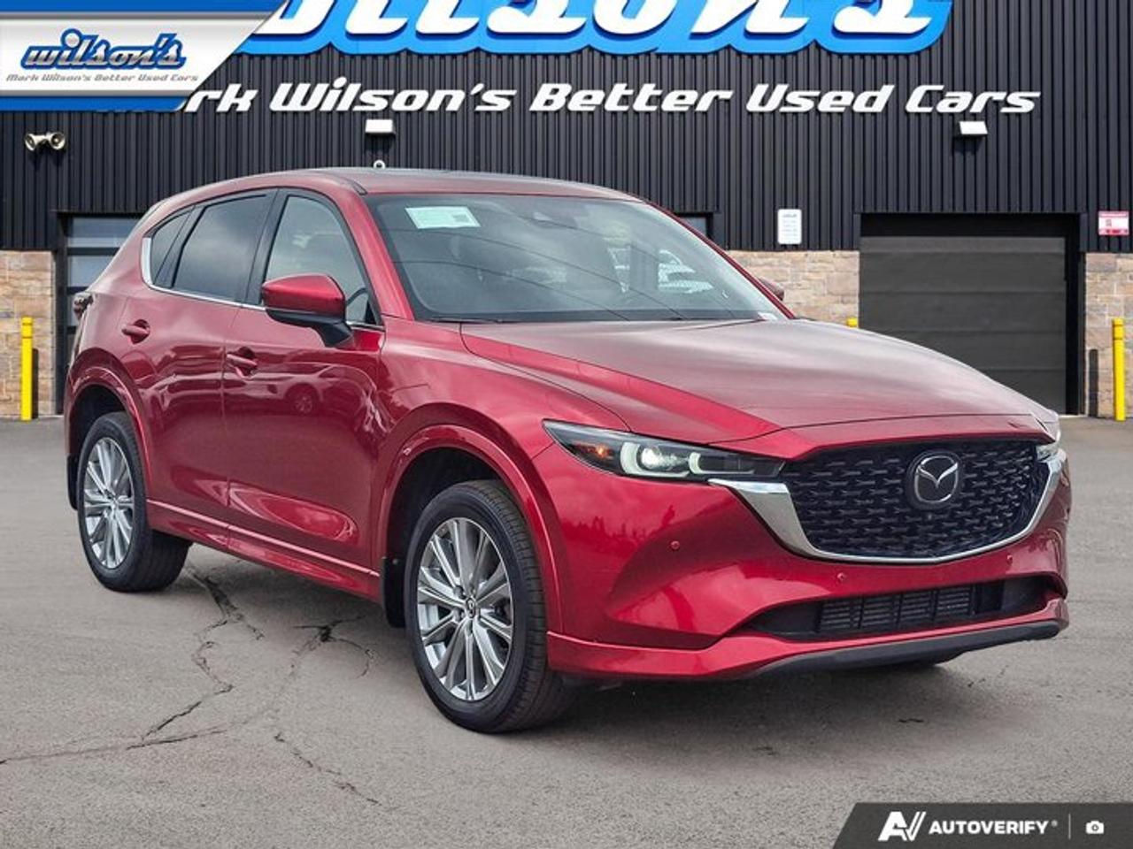 2022 Mazda CX-5 Signature Turbo AWD | Leather | Sunroof | Navi | Heated Seats + Steering | Power Liftgate and More ! Photo