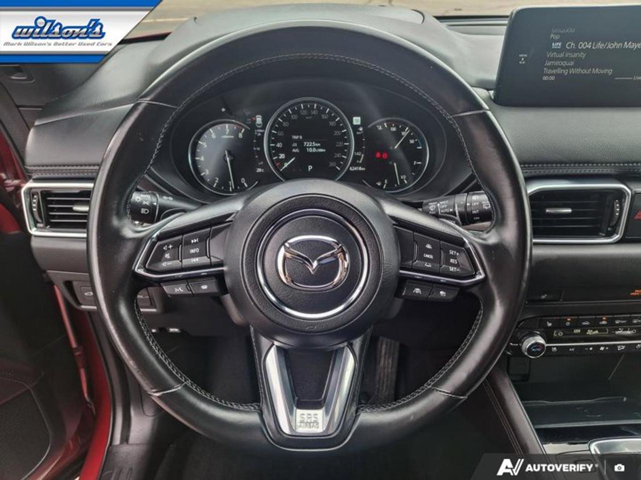 2022 Mazda CX-5 Signature Turbo AWD | Leather | Sunroof | Navi | Heated Seats + Steering | Power Liftgate and More ! Photo