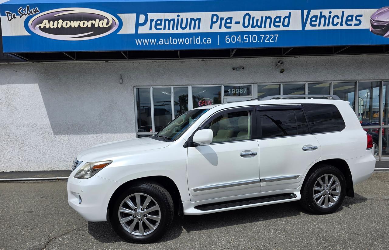 Used 2010 Lexus LX 570 4WD Ultra Premium, Mark Levinson, Rear DVD,Sunroof for sale in Langley, BC