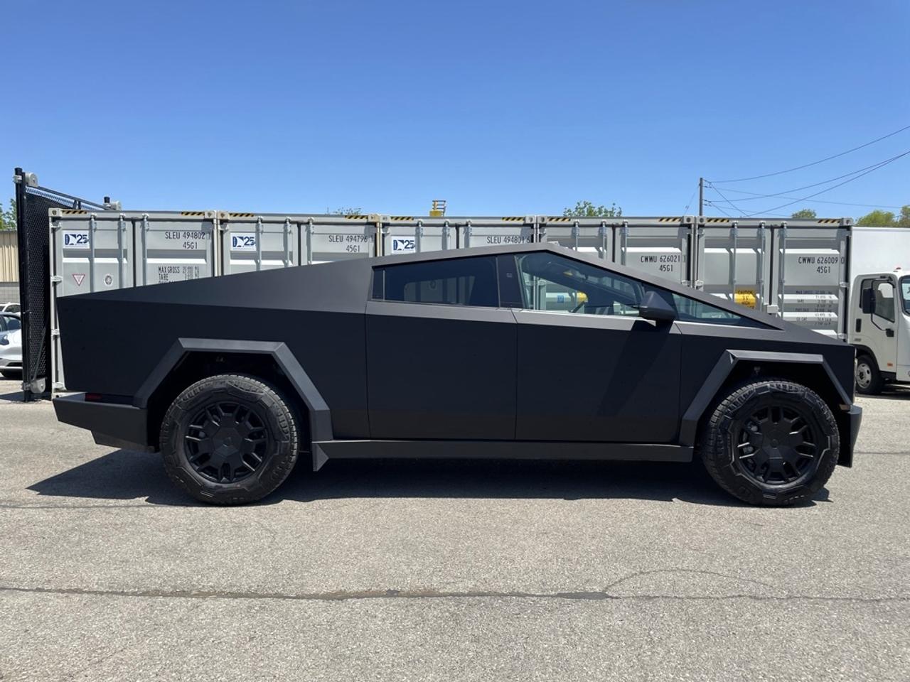 2024 Tesla Cybertruck BEAST FOUNDATION   Matte Black Wrap!   Clean! Photo