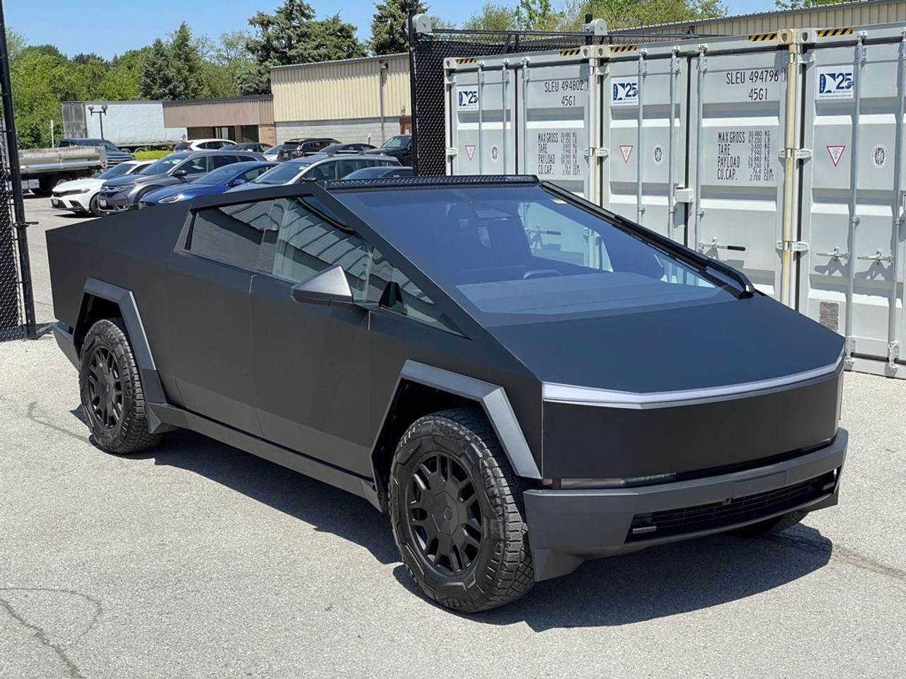 2024 Tesla Cybertruck BEAST FOUNDATION   Matte Black Wrap!   Clean! Photo
