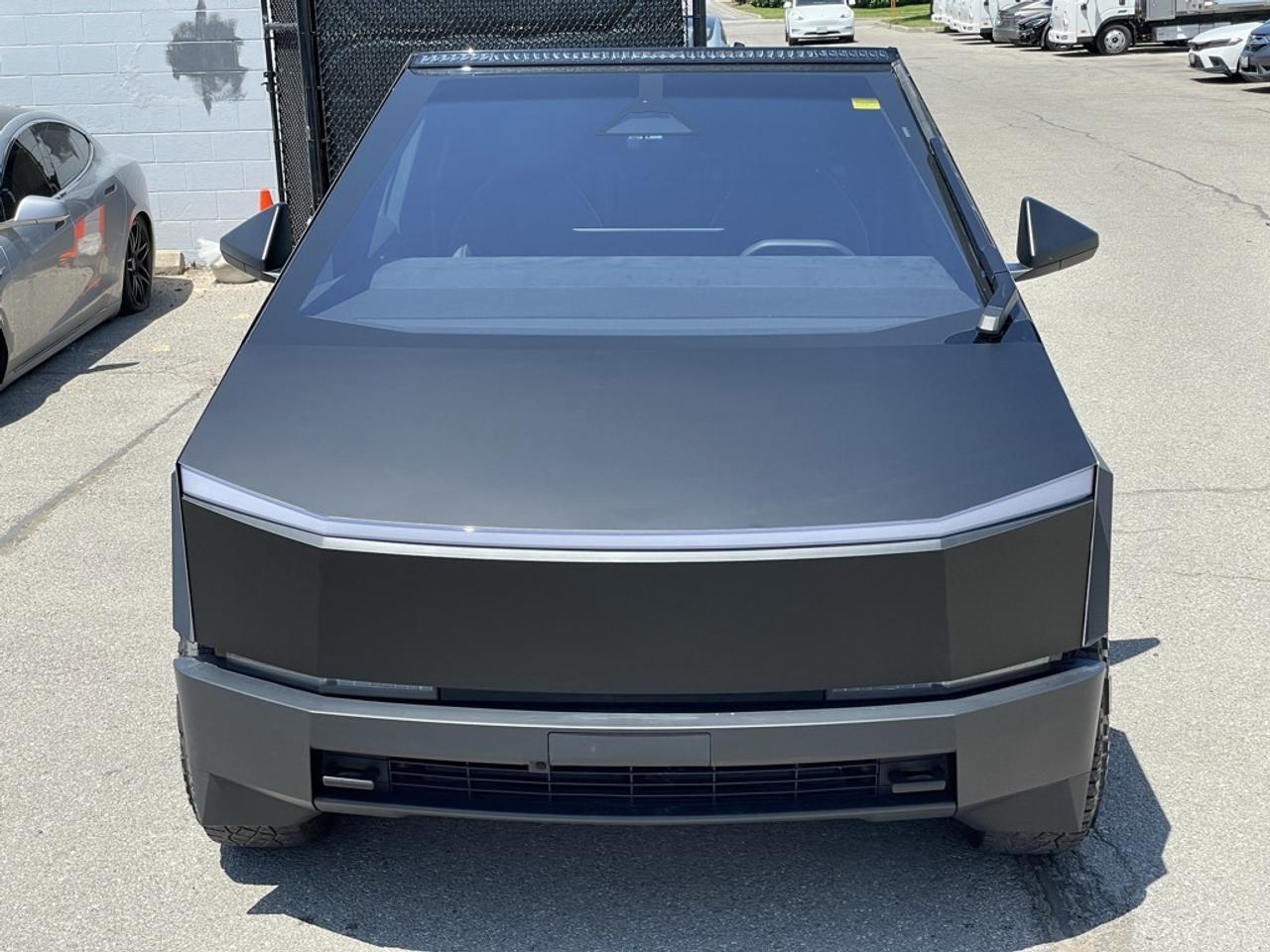 2024 Tesla Cybertruck BEAST FOUNDATION   Matte Black Wrap!   Clean! Photo
