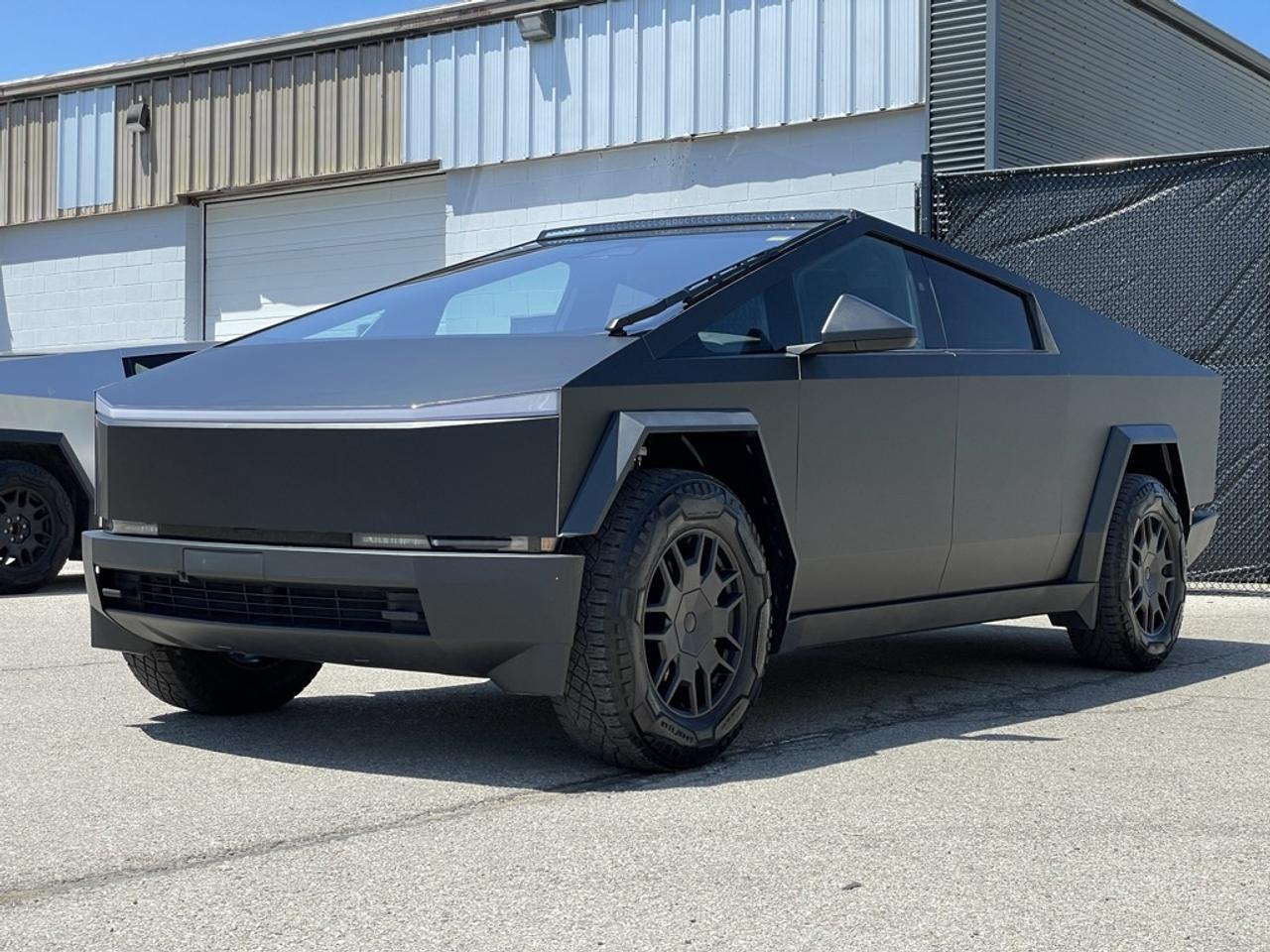 2024 Tesla Cybertruck BEAST FOUNDATION   Matte Black Wrap!   Clean! Photo