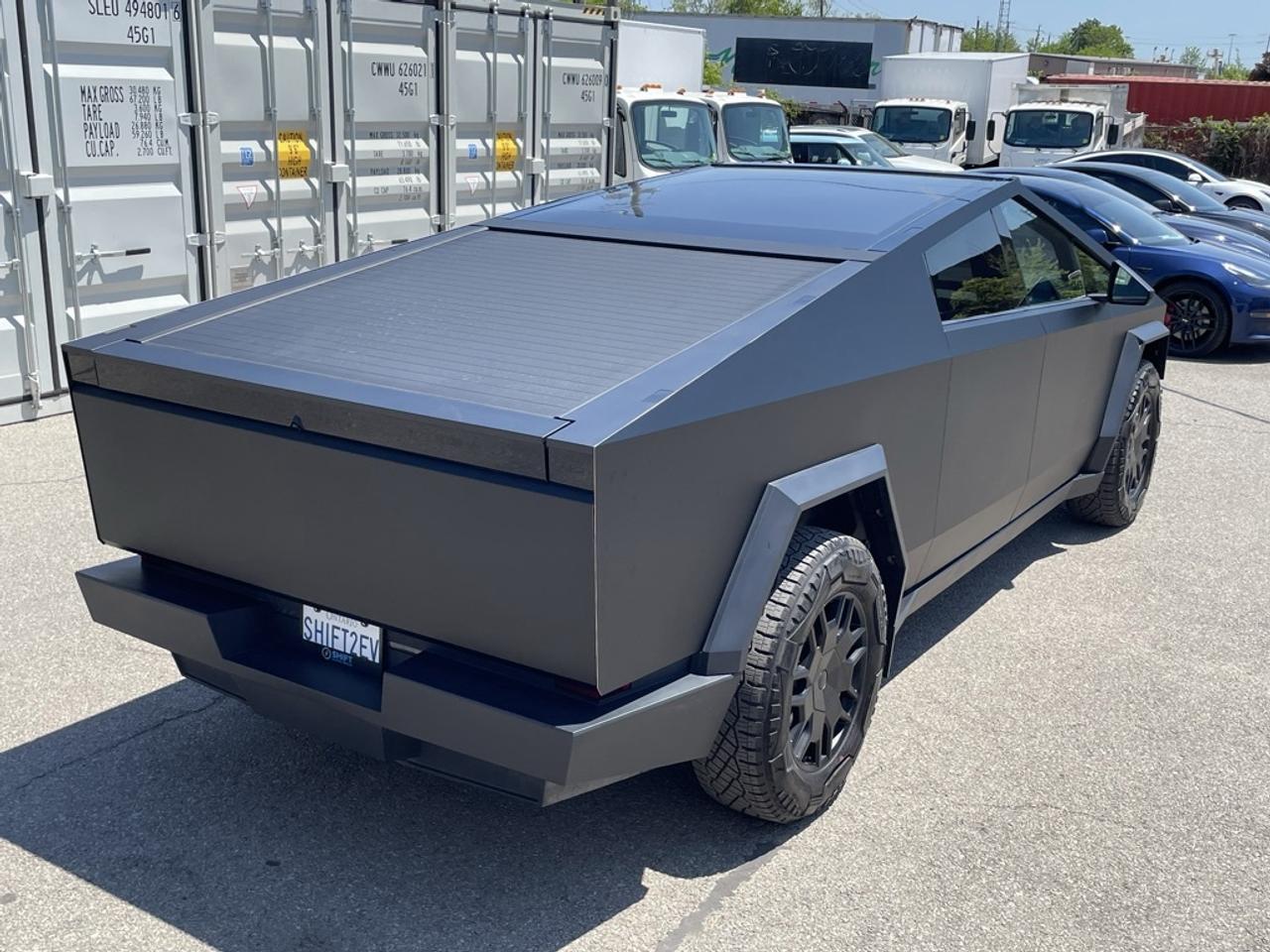 2024 Tesla Cybertruck BEAST FOUNDATION   Matte Black Wrap!   Clean! Photo