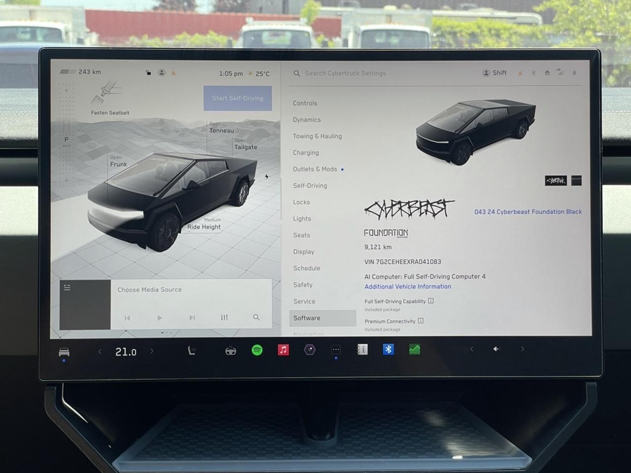 2024 Tesla Cybertruck BEAST FOUNDATION   Matte Black Wrap!   Clean! Photo