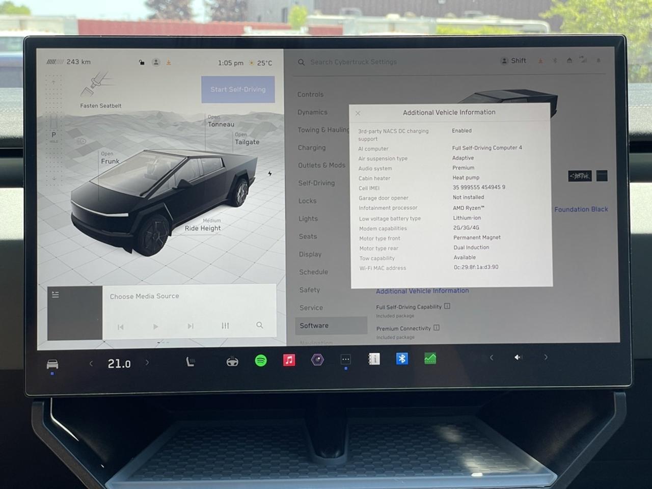 2024 Tesla Cybertruck BEAST FOUNDATION   Matte Black Wrap!   Clean! Photo