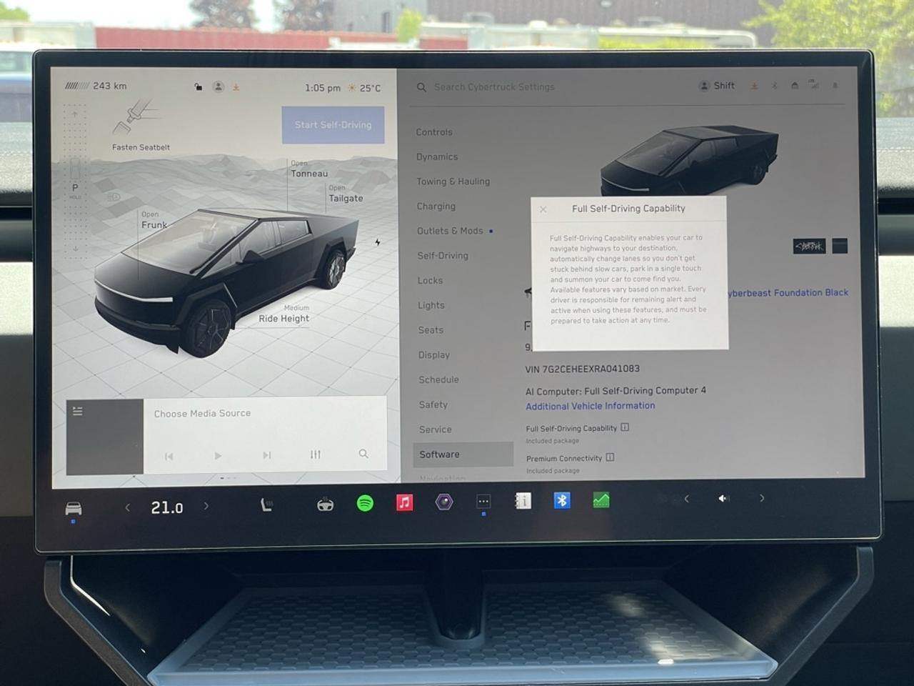 2024 Tesla Cybertruck BEAST FOUNDATION   Matte Black Wrap!   Clean! Photo