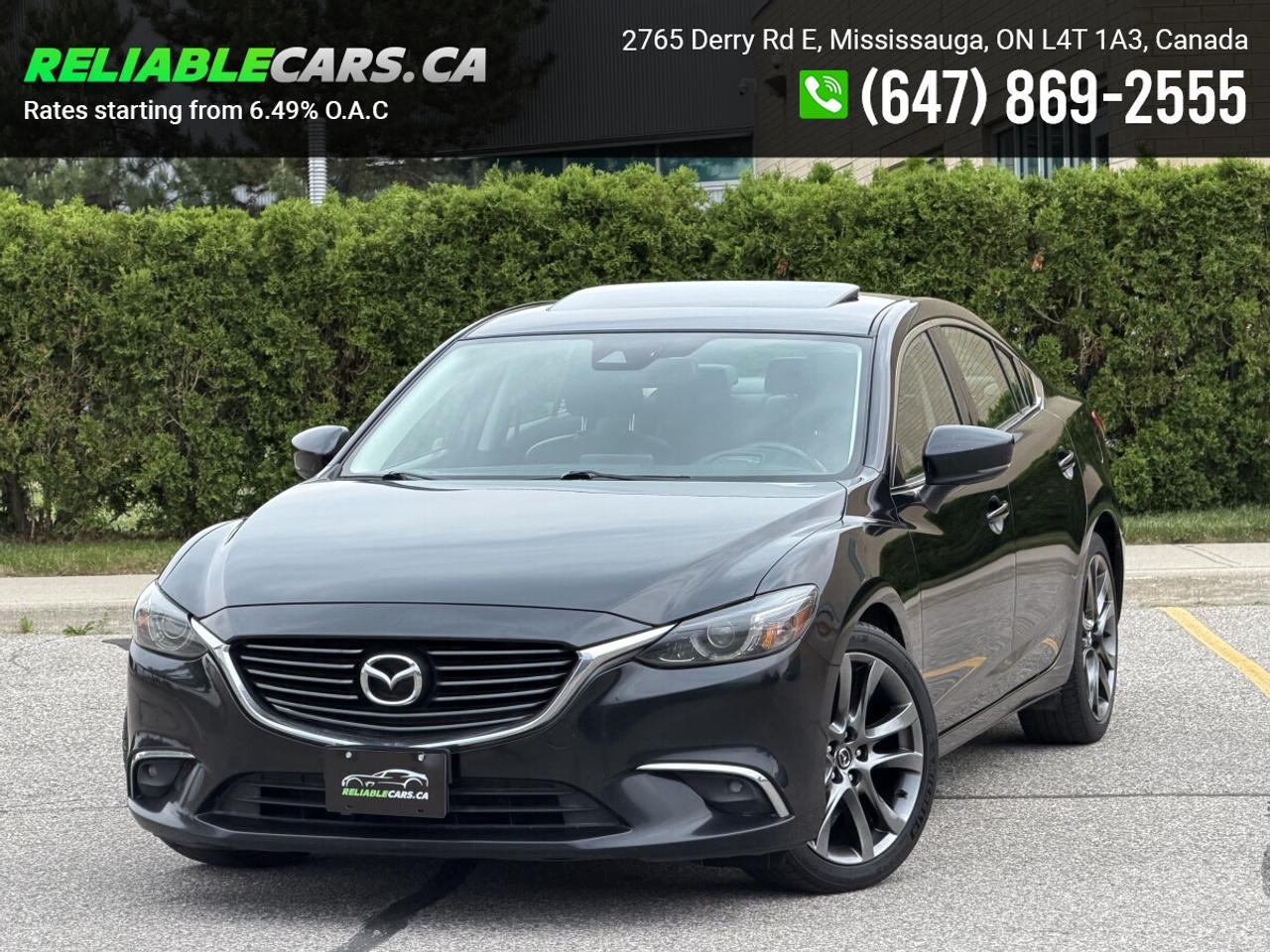 2017 Mazda MAZDA6 GT | No-Accident | Leather | Sunroof | Bose Audio Photo