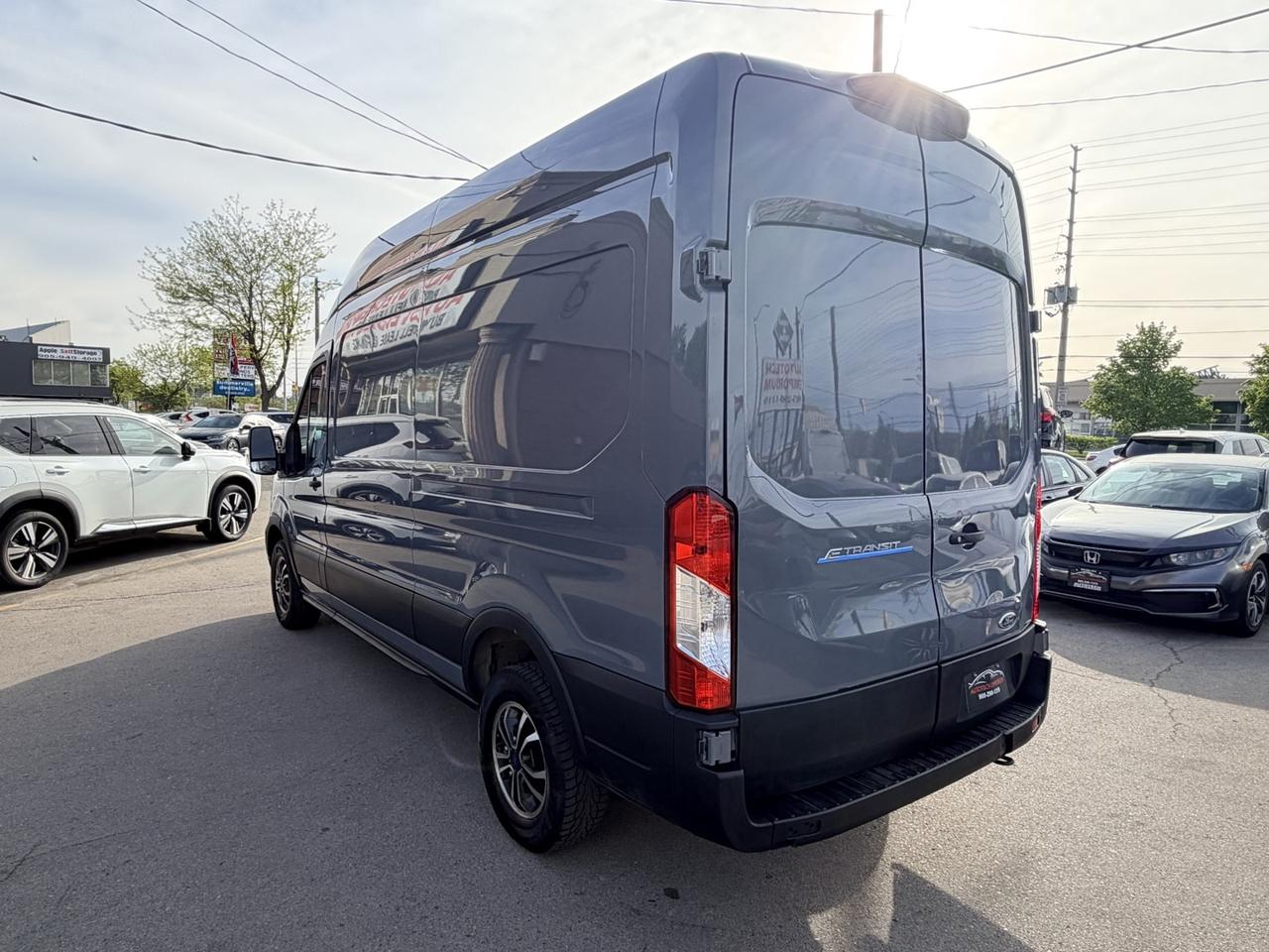 2022 Ford E-Transit Cargo Van T-350 148 HI RF 9500 GVWR RWD   Rev Cam Photo