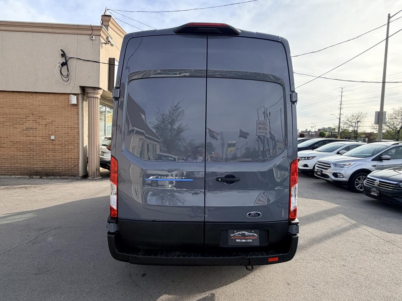 2022 Ford E-Transit Cargo Van T-350 148 HI RF 9500 GVWR RWD   Rev Cam Photo