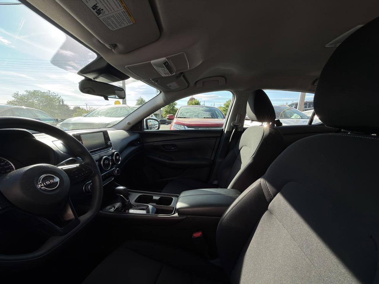 2024 Nissan Sentra S plus Pearl White Blind Spot   Htd Seats   Rev Ca Photo