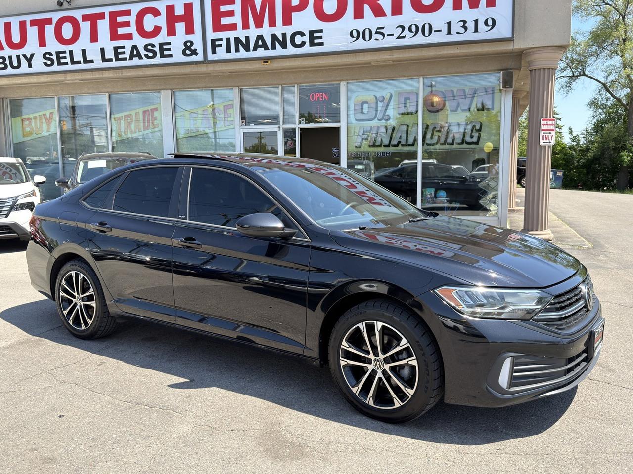 2023 Volkswagen Jetta Comfortline Sport   Leather   Sunroof   Ambient Li Photo3