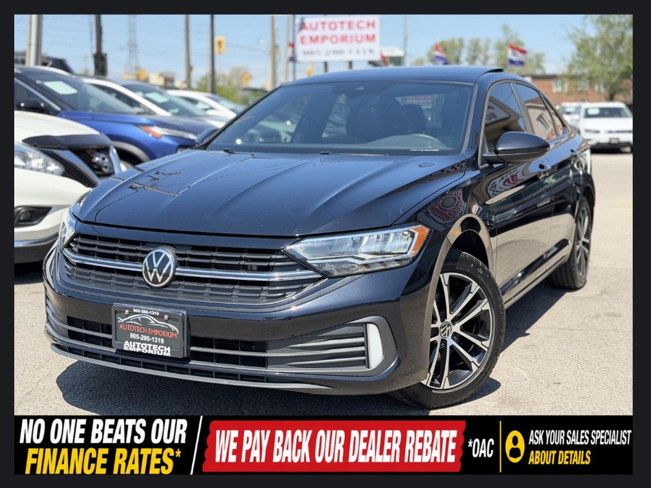 2023 Volkswagen Jetta Comfortline Sport   Leather   Sunroof   Ambient Li Photo0