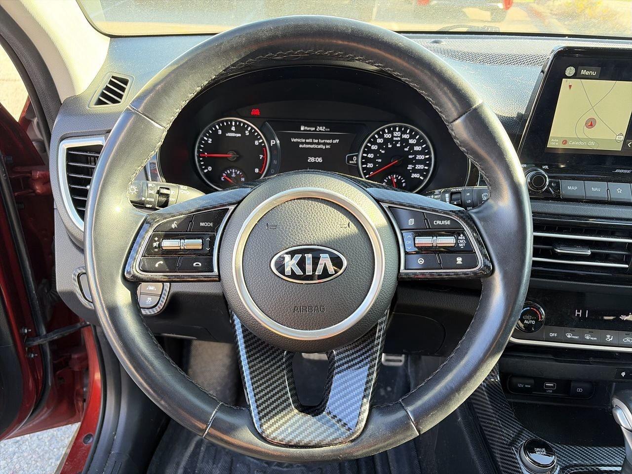 2021 Kia Seltos SX Turbo AWD LEATHER   BOSE AUDIO   VENTED SEATS Photo