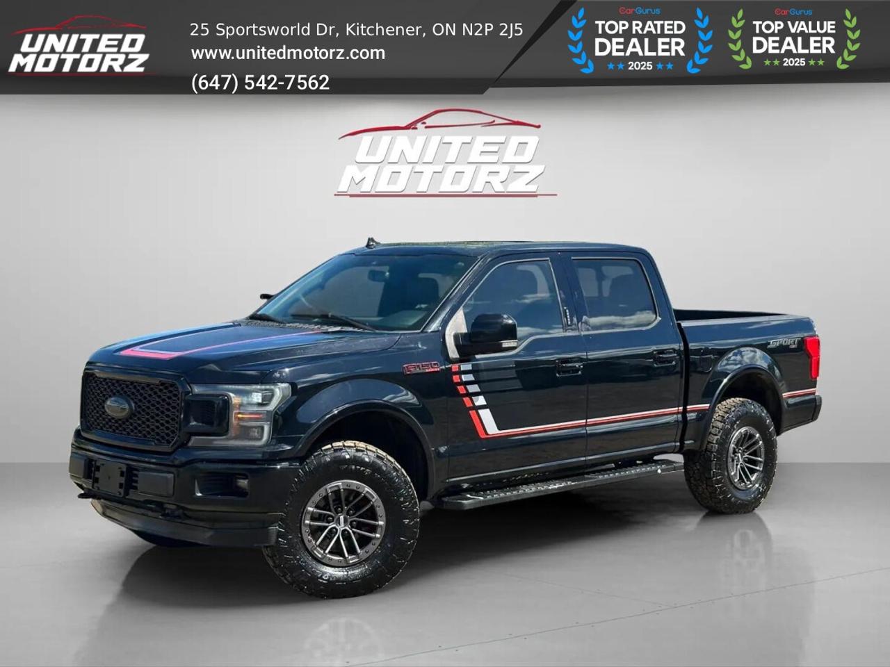 2018 Ford F-150 Lariat Sport 4WD SUPER CREW BOX COYOTE 5L V8 ~SAFE Photo0