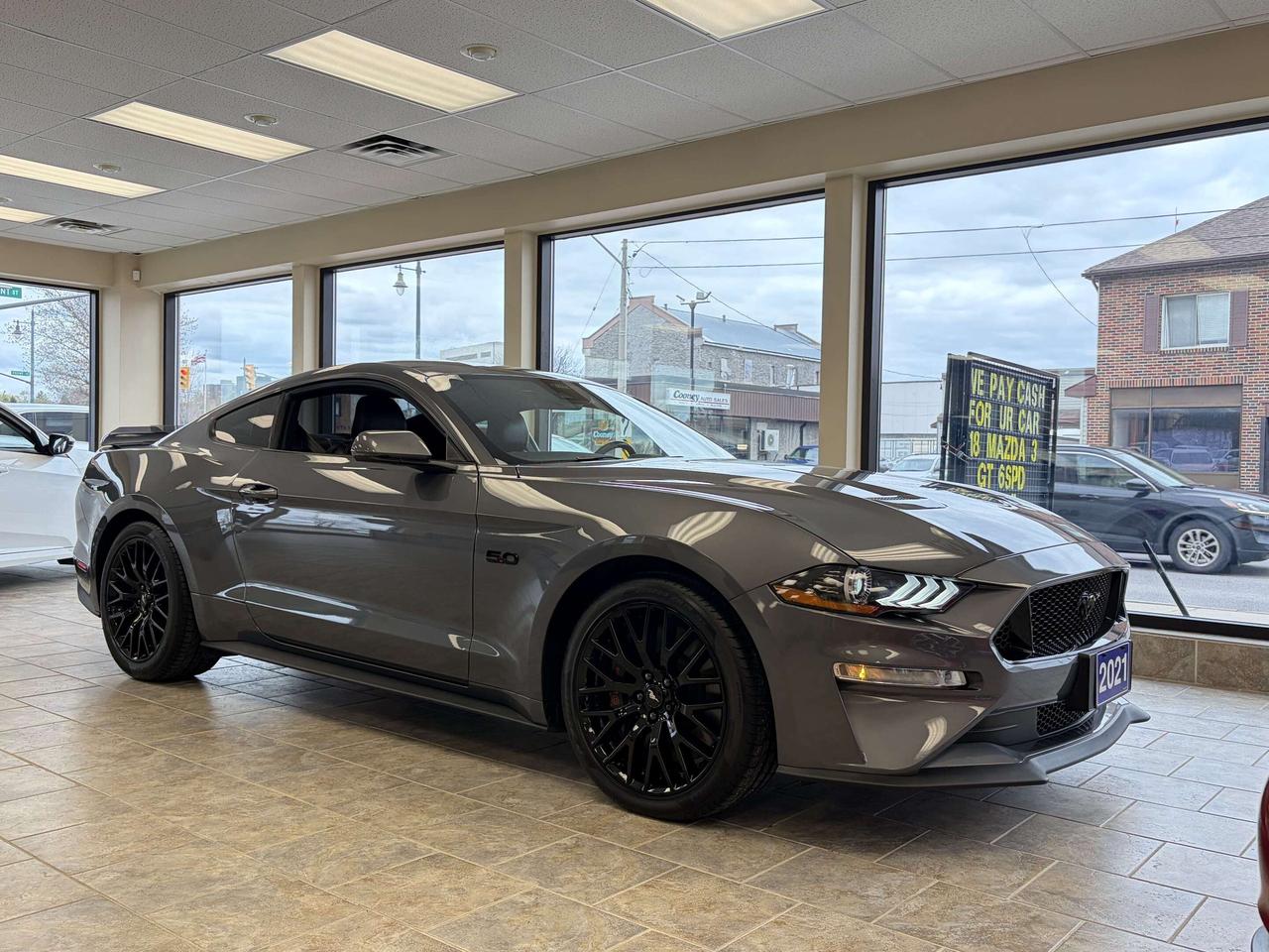 2021 Ford Mustang GT Premium HEATED/COOLED SEATS/NAV CALL BELLEVILLE Photo