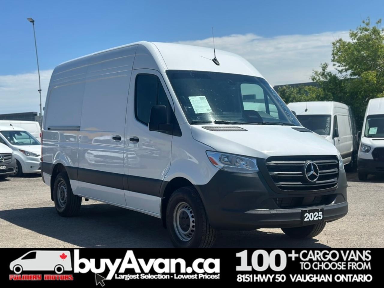 2025 Mercedes-Benz Sprinter Cargo Van Sprinter 2500 144 WB DSL High Roof Diesel + Divide Photo