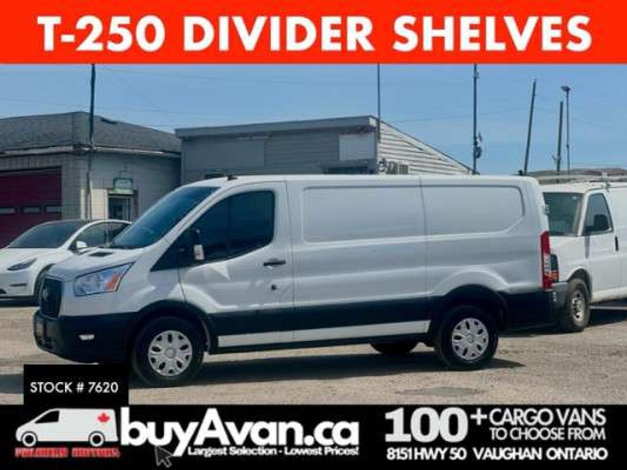 2021 Ford Transit T-250 130 WB Divider + Shelves Photo0