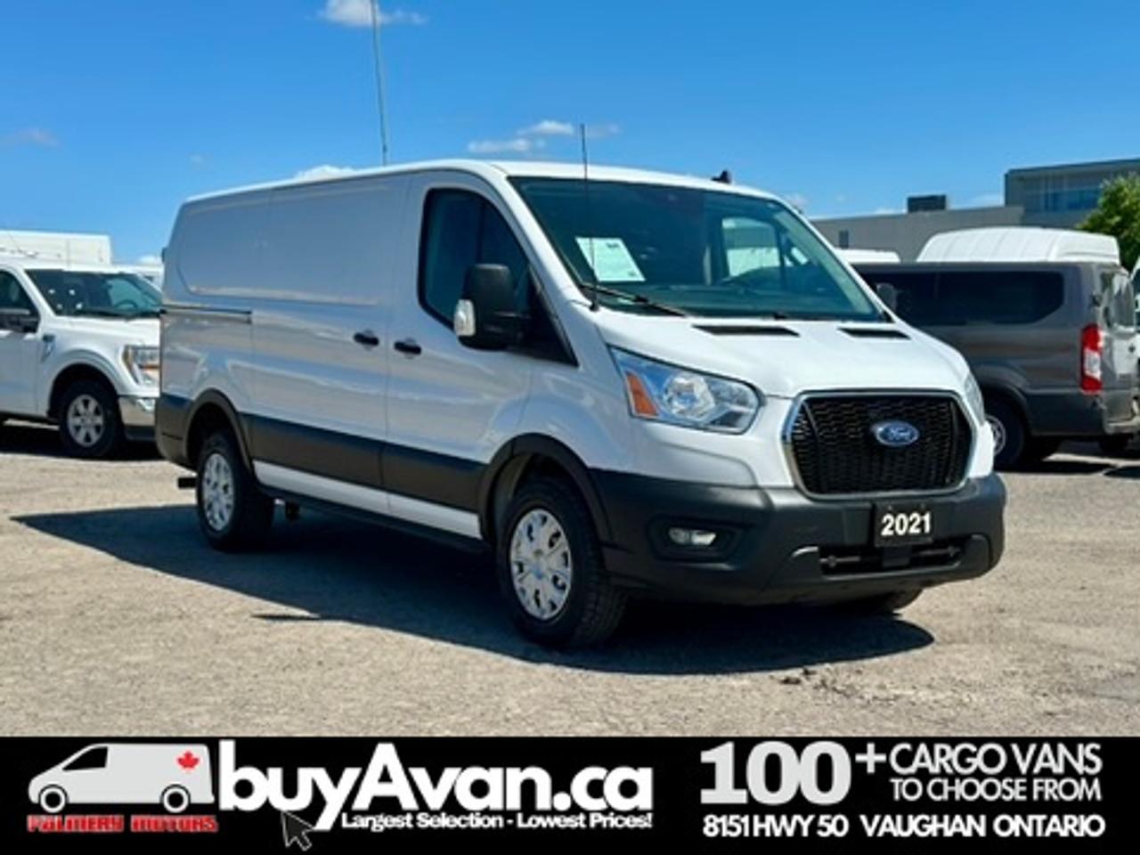 2021 Ford Transit Cargo Van Transit T-250 130 WB Low Roof Shelves + Divider Photo