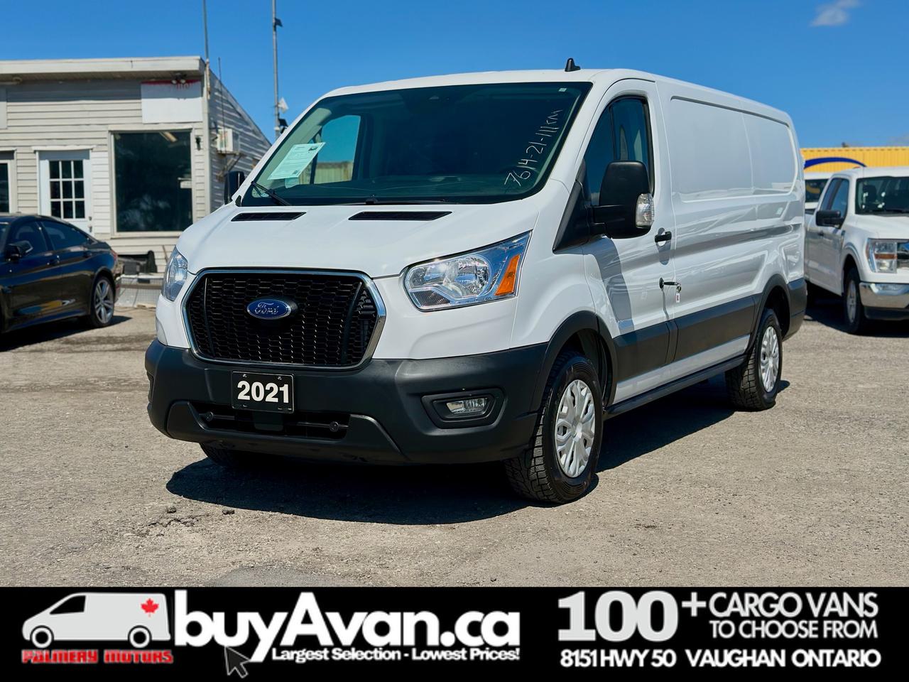 2021 Ford Transit Cargo Van Transit T-250 130 WB Low Roof Shelves + Divider Photo4