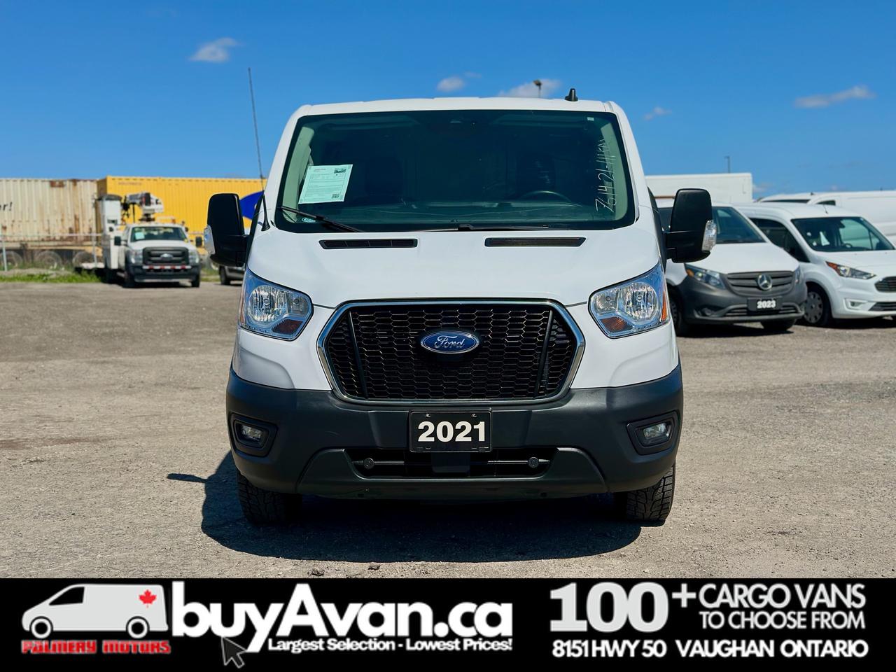 2021 Ford Transit Cargo Van Transit T-250 130 WB Low Roof Shelves + Divider Photo