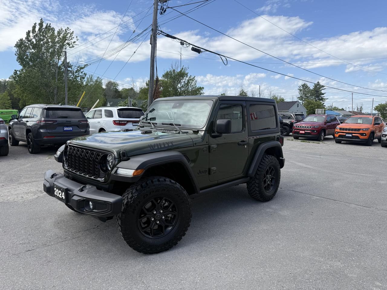 Used 2024 Jeep Wrangler Willys 2 Door 4X4 - Extended Warranty to May 2029! for sale in Trenton, ON