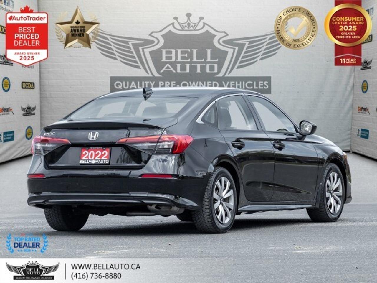 2022 Honda Civic Sedan LX   CARPLAY   B.CAM   ONEOWNER   NOACCIDENT Photo