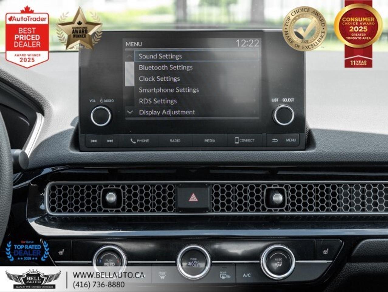 2022 Honda Civic Sedan LX   CARPLAY   B.CAM   HTDSEATS   HONDA.CRTFD   NO Photo