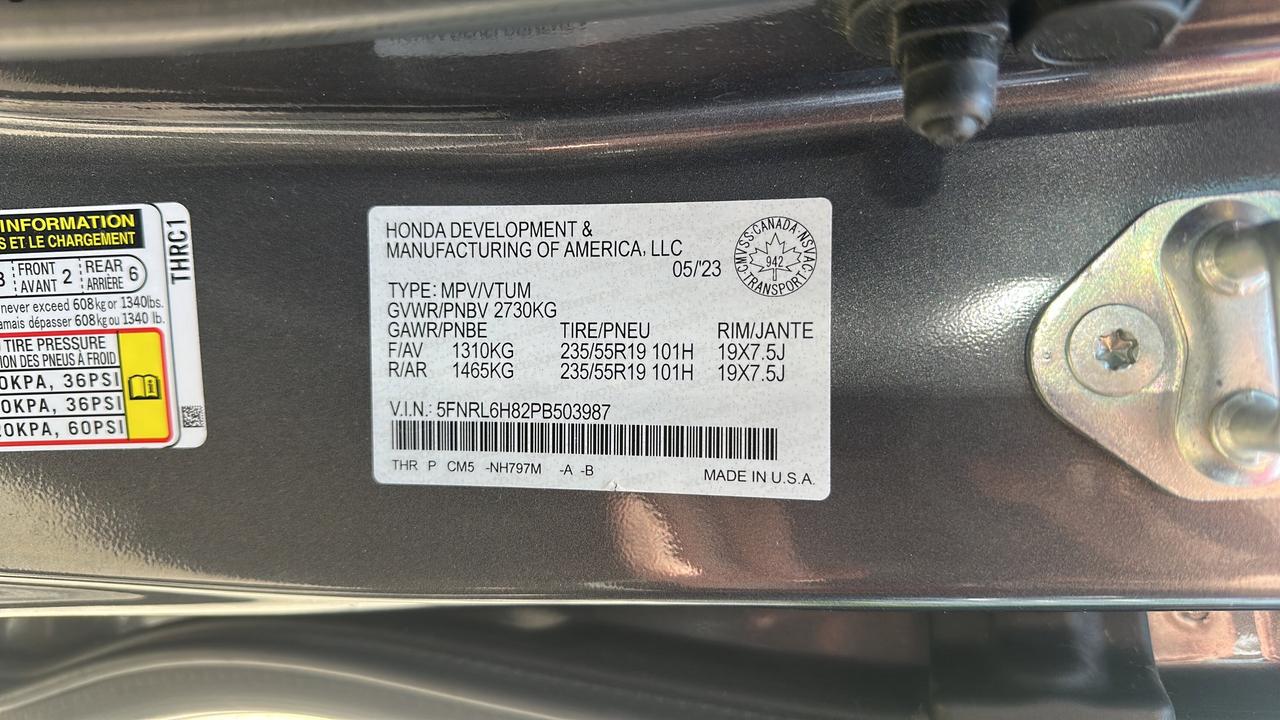 2023 Honda Odyssey Touring Auto Photo