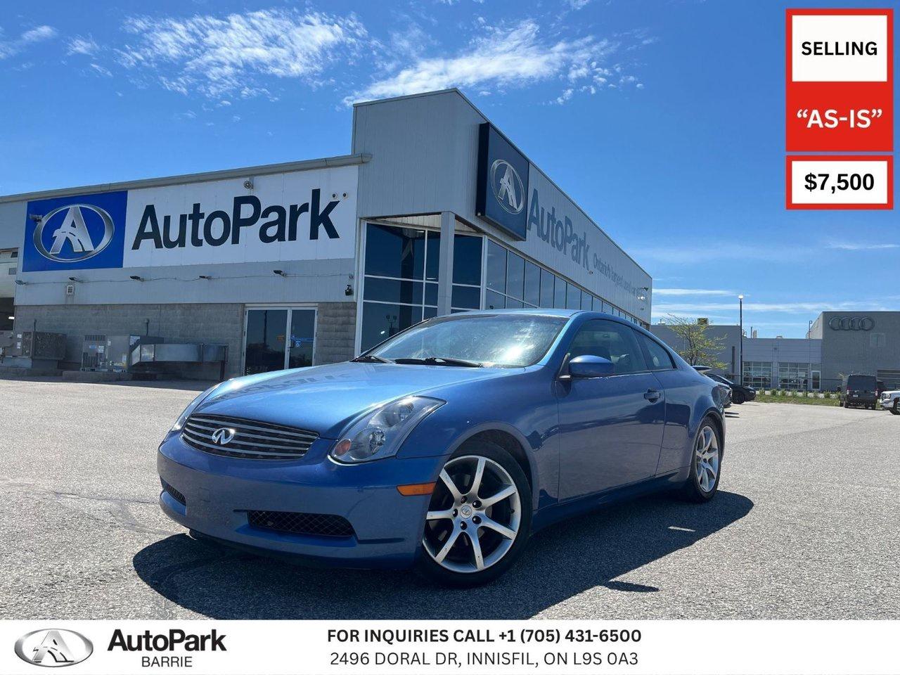 Used 2005 Infiniti G35 Coupe 2dr Cpe Auto for sale in Innisfil, ON