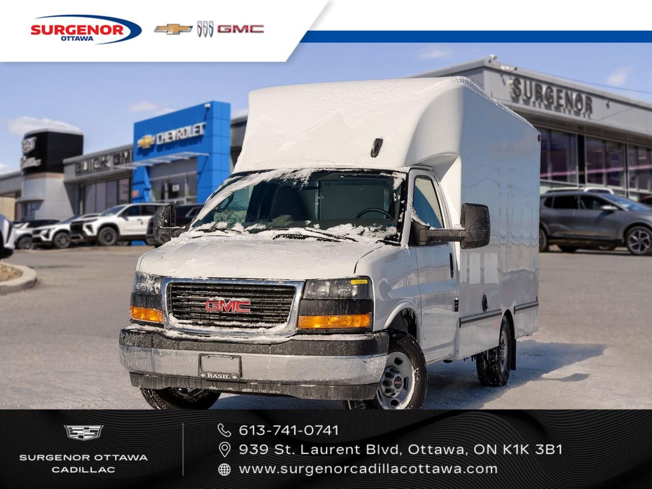 <p>The 2025 GMC Savana Commercial Cutaway in a pristine white finish, paired with a robust rear-wheel-drive system, delivers reliable handling suited for various commercial needs.</p><p>This versatile commercial vehicle provides practicality and utility. Its design emphasizes functionality with a spacious body type ensuring ample room for cargo or custom modifications. Inside, the elegant copper interior adds a touch of sophistication, creating a comfortable environment for those long drives.</p><p>Equipped with modern technologies and features, this Savana model includes air conditioning and a backup camera to enhance convenience and safety. These features ensure peace of mind, allowing you to focus on your tasks at hand.</p><p>This vehicle is ideal for business owners and fleet managers seeking a reliable and adaptable workhorse. Contact our dealership today to find out more about how the 2025 GMC Savana Commercial Cutaway can meet your commercial vehicle needs.</p>
