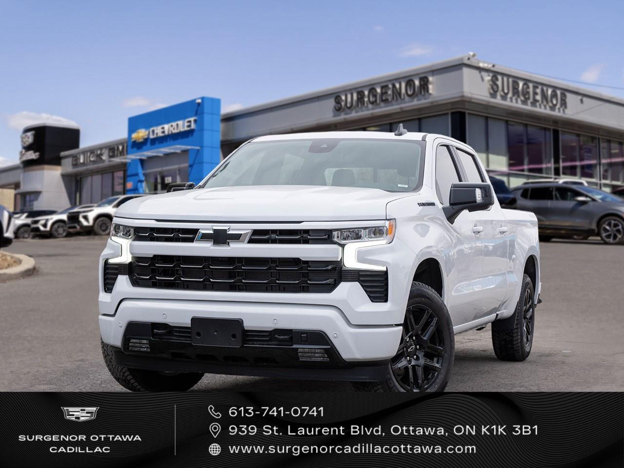 <p>The 2026 Chevrolet Silverado 1500 RST, in a brilliant white finish and featuring robust 4×4 handling, is a powerhouse on and off the road. Ideal for navigating diverse terrains with confidence.</p><p>This truck embodies rugged elegance, with its commanding presence complemented by the crew cab's versatility. Step inside to discover a black interior that merges comfort and practicality. The sleek alloy wheels, combined with aerodynamic lines, create a refined exterior profile.</p><p>Technologically ahead, this Silverado is equipped with a host of features including a backup camera for extra safety, bluetooth connectivity, and a sophisticated navigation system. Appreciate the comfort of heated seats and a heated steering wheel during cold Canadian winters. The truck also comes with advanced safety systems such as lane assist and a smart device integration with a wi-fi hotspot, providing modern drivers the technology they crave.</p><p>This is a perfect match for both adventurous families and business owners requiring a reliable, stylish vehicle. Contact our dealership today to experience the power and innovations of the 2026 Silverado 1500 RST.</p>