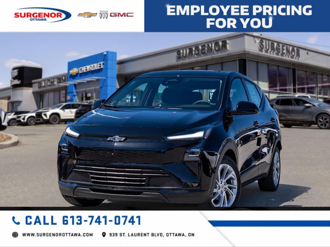<p>The 2027 Chevrolet Bolt LT in a stunning black hue offers the reliability of front-wheel drive, ensuring a smooth and confident ride every time. This new SUV is designed with both style and functionality in mind, featuring sleek alloy wheels and a full set of standard equipment designed for everyday convenience.</p><p>Inside, you'll find a refined black interior that combines comfort with advanced technology. The vehicle is equipped with heated front seats, a heated steering wheel, and heated mirrors, making it an ideal choice for colder climates. Key interior features also include power seats and windows, adding a touch of luxury to your drive.</p><p>The Bolt LT is packed with intuitive technology, ensuring you're always connected. Stay entertained with the satellite radio and maintain a stable connection through the built-in Wi-Fi hotspot. For your safety and convenience, advanced features such as lane assist, adaptive cruise control, a backup camera, and parking sensors provide peace of mind. In addition, remote start and keyless entry make for a seamless start to your journeys.</p><p>This SUV is perfect for tech-savvy drivers and families who value safety and comfort. Contact our dealership today to learn more and take advantage of this opportunity to secure a vehicle that meets all your driving needs.</p>