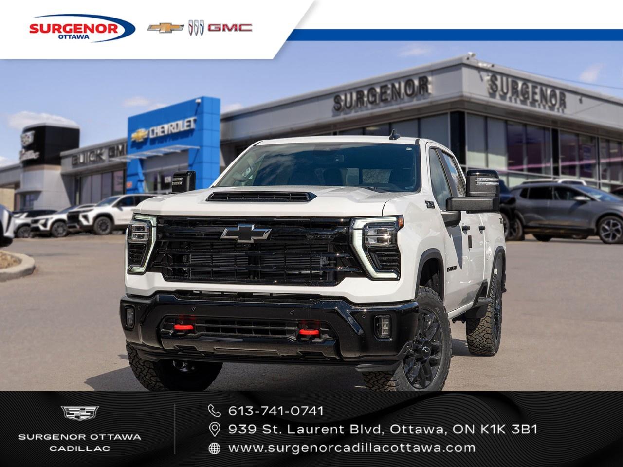 <p>The 2026 Chevrolet Silverado 2500HD in White is a robust truck equipped with a 4×4 drivetrain for exceptional handling on tough terrains. This 4WD Crew Cab boasts an impressive balance of strength and versatility, making it a prime choice for those in need of power and performance.</p><p>Its exterior commands attention with a clean and classic white finish, complemented by stylish heated mirrors that enhance both functionality and style. Step inside a spacious black interior designed with comfort and practicality in mind. The seating and controls are thoughtfully arranged, ensuring a comfortable ride no matter the distance.</p><p>Technological advancements are at your fingertips with features like a backup camera, Bluetooth connectivity, navigation system, and a smart device integration that keeps you connected on the go. Safety is a priority with lane assist, cruise control, keyless entry, and a robust wi-fi hotspot to make every journey secure and connected.</p><p>This truck is ideal for adventure seekers and individuals requiring a reliable vehicle for both professional and personal uses. Contact our dealership today to learn more and explore how this new Silverado 2500HD LT can fit seamlessly into your lifestyle.</p>