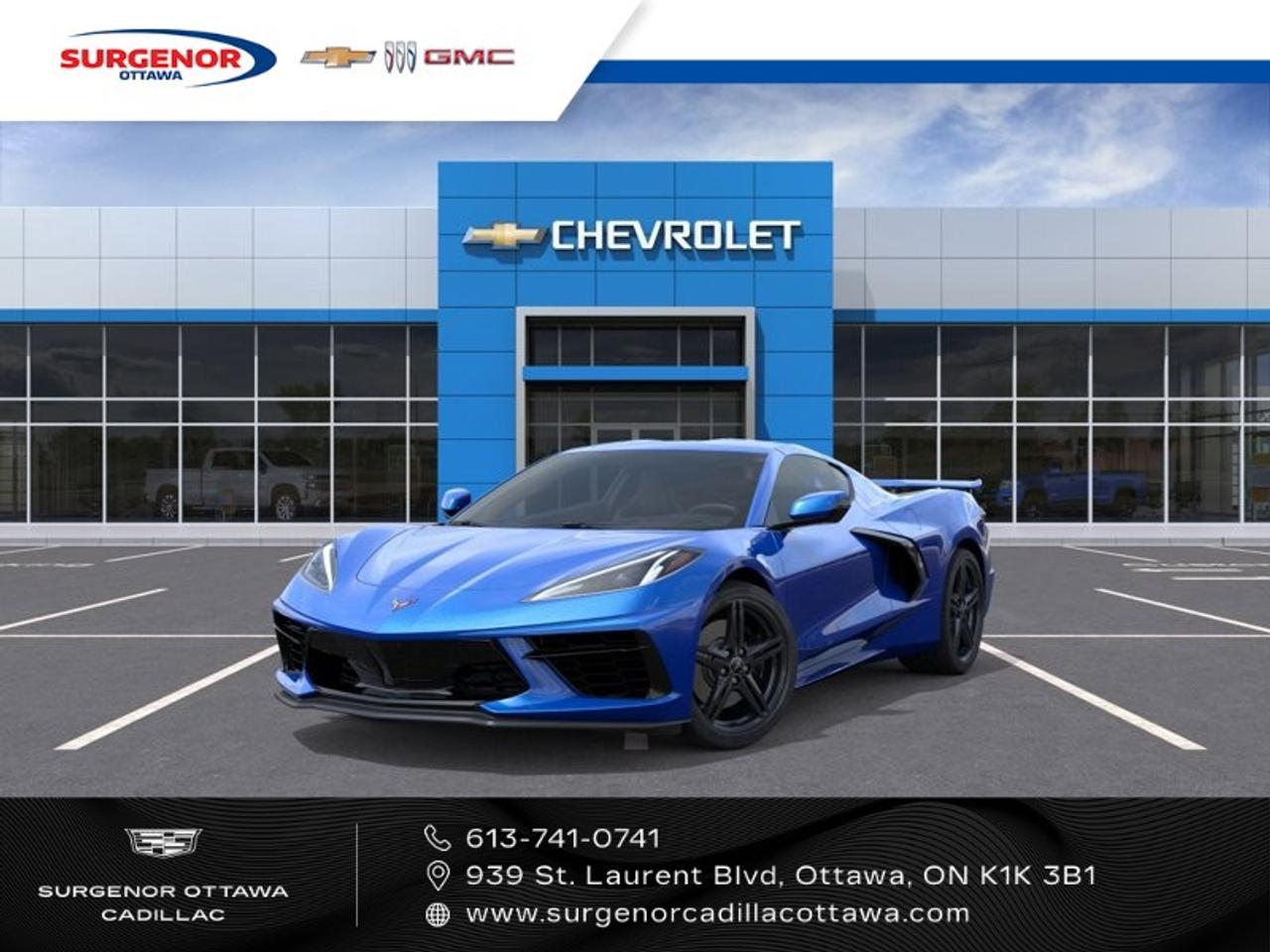 <p>The 2026 Chevrolet Corvette Stingray Coupe 1LT in a stunning Blue finish and Rear-Wheel Drive delivers impressive handling for an exhilarating drive. This new addition to the Corvette family combines striking design with sophisticated engineering, ideal for those who appreciate a high-performance ride.</p><p>Its captivating exterior invites attention with sharp lines and a sporty look that's hard to ignore. Step inside to discover a Black leather interior offering both luxury and comfort, designed to keep your driving experience refreshed. Standard equipment, including heated mirrors and a leather steering wheel, enhances your driving pleasure with elegance and convenience.</p><p>Stay connected and secure with cutting-edge technology such as a backup camera, Bluetooth connectivity, and smart device integration. Safety features include lane assist and parking sensors, providing assistance exactly when needed. The advanced navigation system ensures you arrive at your destination efficiently, while the remote start, keyless entry, and power seats add to your everyday convenience.</p><p>This vehicle is perfect for driving enthusiasts and those seeking a blend of style, comfort, and technology. Contact us today to learn more about the 2026 Chevrolet Corvette Stingray Coupe 1LT and experience the thrill it offers on the road.</p>