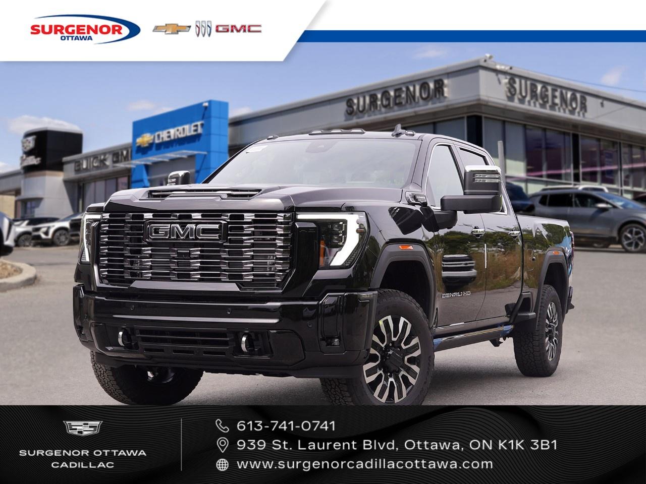 <p>The 2026 GMC Sierra 2500HD Denali Ultimate Crew Cab in a striking Black color is a robust 4×4 designed for those who demand both power and refinement. Its bold exterior stands out, promising to make a statement on any road or worksite. Step inside to find a luxurious Brown leather interior, designed to provide comfort and style on every journey.</p><p>This truck offers a plethora of advanced features including air conditioning, alloy wheels, and a backup camera. Stay connected effortlessly with the Bluetooth connection and enjoy added luxury with cooled and heated seats, a premium leather steering wheel, and a sunroof for those sunny days or starry nights.</p><p>Technology and safety are at the forefront, featuring a navigation system, heads-up display, lane assist, and smart device integration. The cutting-edge safety technology includes a comprehensive set of parking sensors, adaptive cruise control, and a wi-fi hotspot to keep you engaged wherever you go.</p><p>If you are looking for a vehicle that delivers durability and high-end amenities for the adventurous or business-driven individual, this truck is perfect for you. Don't hesitate to contact us today to explore how the 2026 Sierra 2500HD Denali Ultimate can elevate your driving experience.</p>