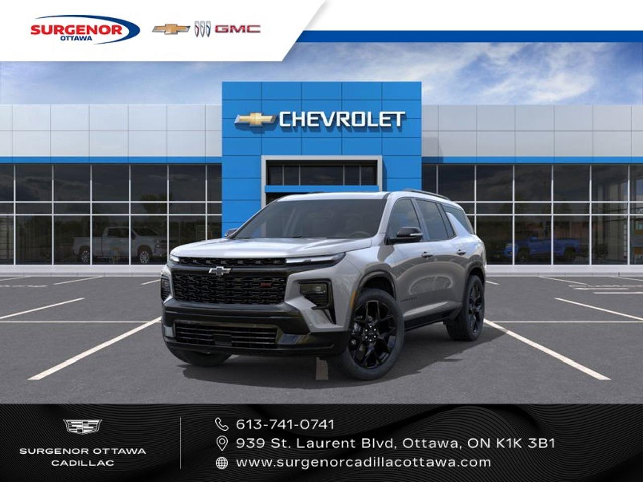 <p>Introducing the new 2026 Chevrolet Traverse AWD 4dr RS in a stunning Gray exterior paired with a sleek Black interior. This incredibly versatile SUV with its all-wheel-drive system promises unmatched handling and ensures you are ready for any adventure, no matter the weather or terrain.</p><p>From the elegant alloy wheels to the distinctive body contours, the exterior of this SUV commands attention. Inside, experience the luxury of leather seats and the convenience of power-adjustable seats paired with an advanced smart device integration system. The spacious cabin is designed to provide both comfort and style, boasting features such as a sunroof, remote start, and keyless entry.</p><p>Technology takes the forefront with an intuitive system that includes a backup camera, automatic parking, satellite radio, and a wi-fi hotspot to keep you connected on the go. Safety and driver assistance highlight this model, featuring adaptive cruise control, lane assist, and parking sensors. With heated and cooled seats for all-weather comfort, you are sure to travel in both luxury and safety.</p><p>This premium SUV is perfectly suited for families and adventurous individuals who value comfort, technology, and reliability. If you are looking for a vehicle that offers both style and substance, contact us today to learn more about the 2026 Chevrolet Traverse RS and make it yours!</p>
