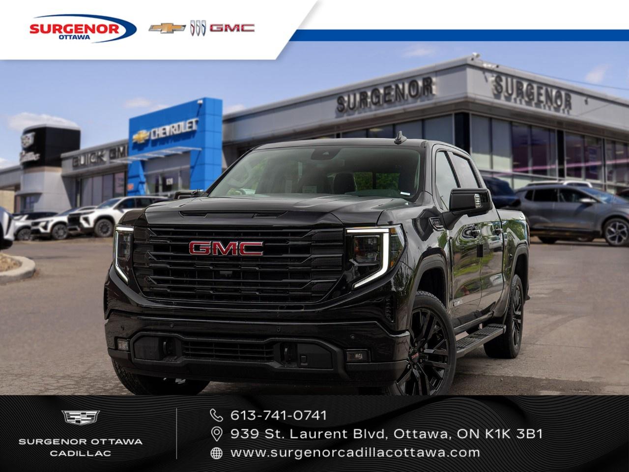 <p>The 2026 GMC Sierra 1500 Elevation in a striking black finish with a 4×4 drivetrain offers robust performance and superior handling for your toughest tasks and on-road adventures. This truck, featuring a commanding presence, effortlessly blends rugged utility with smooth style.</p> <p>Inside the Sierra 1500, the black interior complements its bold exterior, wrapping you in comfort with heated front seats and a heated steering wheel for those cold Canadian days. Alloy wheels and refined body lines highlight its stylish yet practical design. This truck is equipped with all the essentials to enhance your driving experience, including a backup camera and keyless entry.</p> <p>Stay connected with smart device integration and a reliable Wi-Fi hotspot, while the in-built navigation system guides you efficiently on every journey. Safety is paramount, with lane assist technology helping you stay on track and heated mirrors offering clear visibility in all conditions.</p> <p>If youre a driver who values power, technology, and safety in a expertly crafted package, the Sierra 1500 Elevation is the ideal choice for you. Don't hesitate to contact the dealership for more details and to schedule a test drive today.</p>