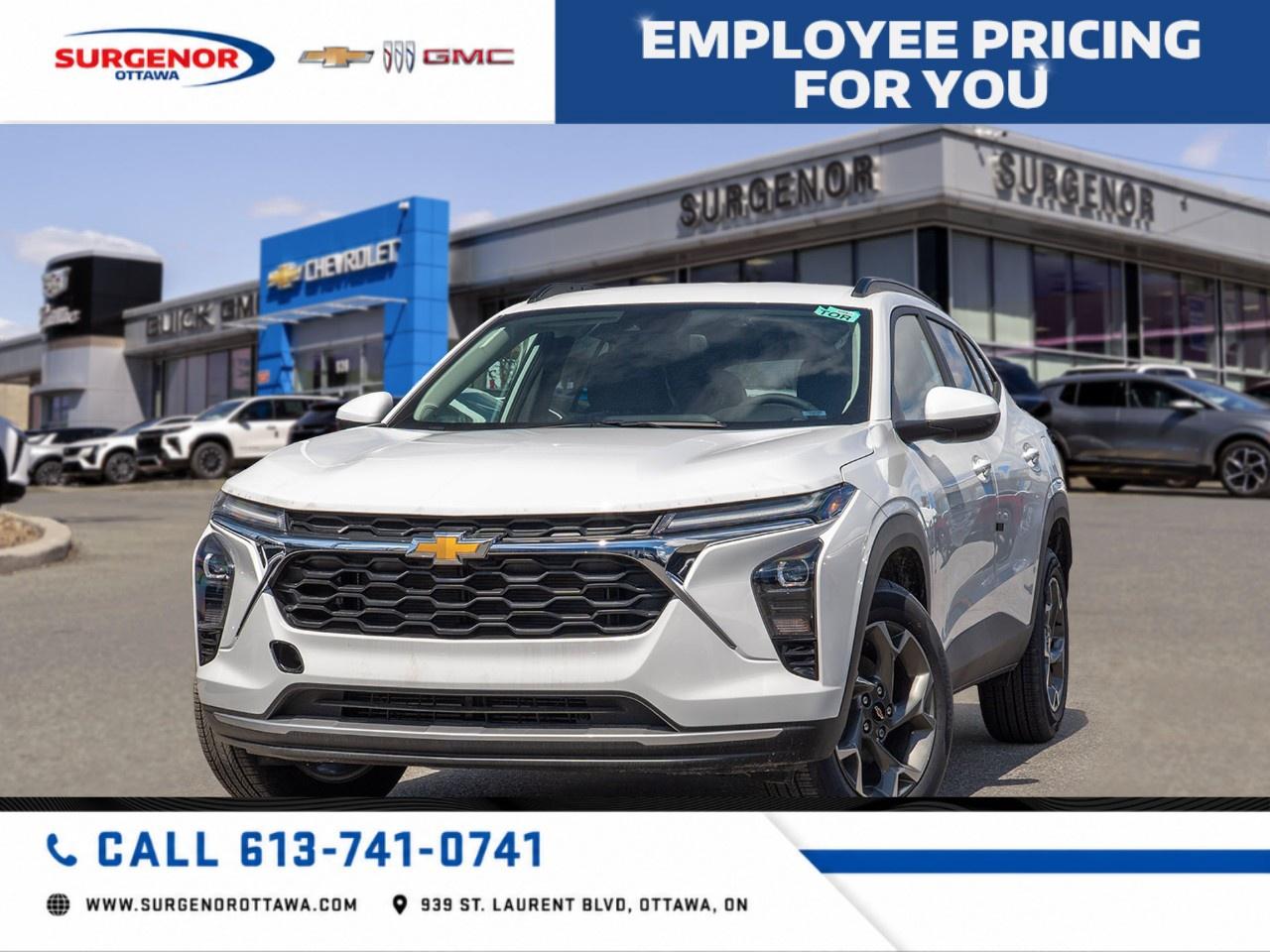 <p>Step into the future with the 2026 Chevrolet Trax LT in a pristine white finish, featuring a front-wheel drive for superior handling. This SUV blends practicality with modern style, ideal for city driving or weekend getaways.</p><p>The exterior of the Chevrolet Trax LT stands out with alloy wheels complementing its sleek design, while the interior boasts a sophisticated black theme, offering both comfort and style. The cabin is equipped with essential features like a backup camera, power windows, and keyless entry, ensuring a hassle-free driving experience.</p><p>Stay connected on the go with advanced technology, including Bluetooth connectivity, smart device integration, and a Wi-Fi hotspot. Safety is paramount with features like lane assist, adaptive cruise control, and parking sensors, offering peace of mind to any driver.</p><p>Whether you're a family seeking a reliable vehicle or a young professional looking for functionality and style, the Trax LT fits your needs. Reach out to our dealership today for more details on the 2026 Chevrolet Trax LT and make a statement on the road.</p>