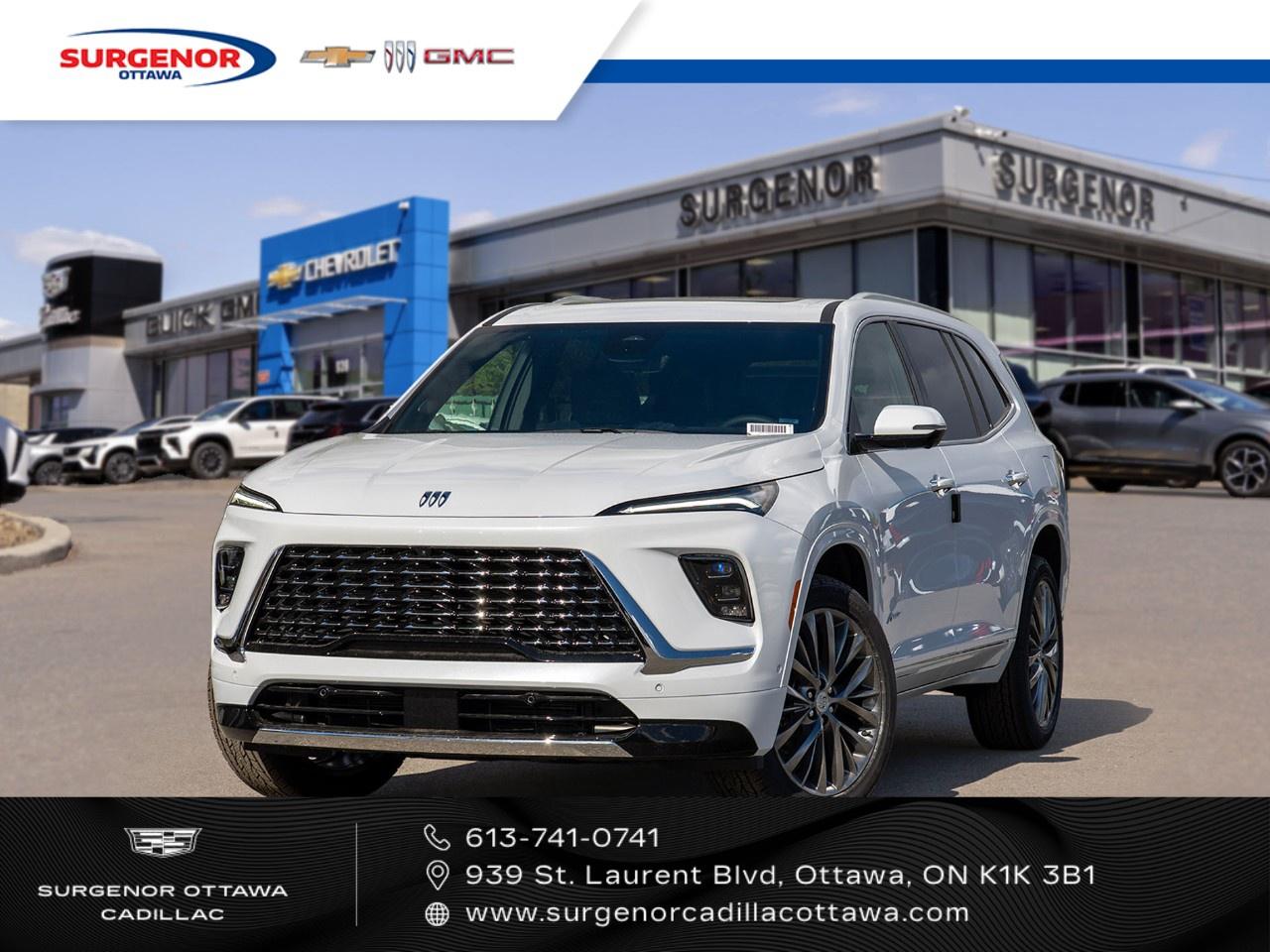 <p>The 2026 White Buick Enclave Avenir AWD combines elegance and capability in one sophisticated SUV. With its all-wheel drive system, it offers exceptional handling on any road condition, making it a remarkable vehicle for Canadian terrains.</p> <p>Designed to impress, the Enclave Avenir's exterior boasts stylish alloy wheels and a sleek white finish that catches every eye. Inside, the plush black leather seats provide a luxurious atmosphere, complemented by advanced features including a sunroof that ushers in light and breeze, as well as a spacious layout for comfort on long journeys.</p> <p>Embrace cutting-edge technology with a comprehensive navigation system, heads-up display, and smart device integration, ensuring connectivity and convenience at your fingertips. Safety is paramount with features like lane assist and parking sensors for confident driving. Stay secure year-round with heated seats, mirrors, and steering wheel, ideal for Canadian winters, as well as a remote start for added convenience.</p> <p>Perfect for families and professionals who appreciate style and functionality, this Buick Enclave Avenir is designed to cater to your every need. Contact us today to learn more and take the next step towards making this exceptional SUV yours.</p>