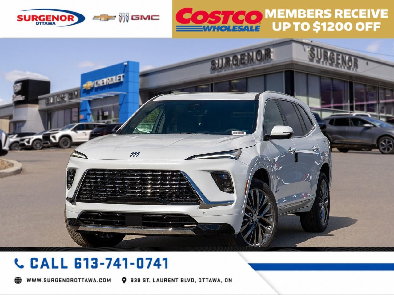 <p>Introducing the stunning 2026 Buick Enclave Avenir AWD in a pristine white hue. This SUV's all-wheel drive enhances its handling, ensuring a smooth drive on Canadian roads.</p><p>The Enclave Avenir stands out with its 22" alloy wheels with an Avenir Pearl Nickel finish, beautifully accenting its iridescent white tricoat exterior. Inside, you will find an Ebony and Sky Cool Grey interior featuring quilted and perforated leather seats, exuding luxury and comfort. Enjoy the convenience of a spacious third row, perfect for family and friends.</p><p>Technological prowess is at your fingertips with the customizable ultrawide 30" diagonal infotainment centre that includes Google built-in. Embrace advanced navigation systems, smart device integration, and personalized profiles. Safety is paramount with features like Super Cruise, Enhanced Automatic Parking Assist, and Driver Attention Assist. Enjoy peace of mind with OnStar One providing up to 3 years of safety services, including a built-in Wi-Fi hotspot.</p><p>If you're looking for a vehicle that offers a blend of luxury, safety, and cutting-edge technology, this Buick Enclave Avenir could be your perfect match. Contact Surgenor Chevrolet Buick GMC Cadillac today to explore all the incredible features and schedule your test drive.</p>