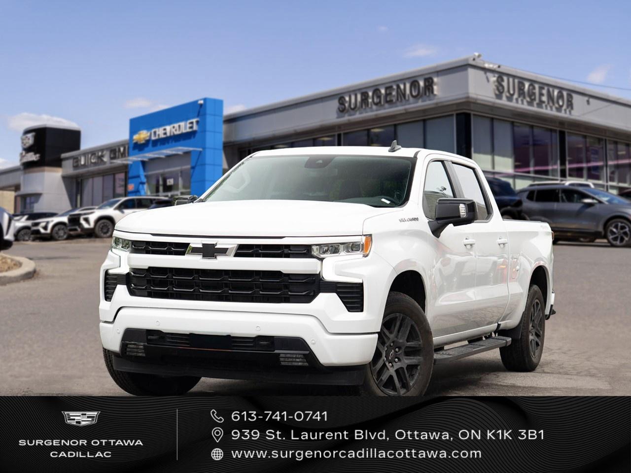 <p>Experience the power and style of the new 2026 Chevrolet Silverado 1500 RST, dressed in a pristine white exterior and featuring the reliable 4×4 drivetrain. This Crew Cab Standard Box offers both utility and smooth handling, perfect for tough roads or a comfortable drive.</p><p>The interior greets you with a sleek black finish, highlighting advanced features that emphasize luxury and comfort. Enjoy your journey with alloy wheels, and rely on technology like the advanced navigation system, backup camera, and smart device integration to elevate your driving experience.</p><p>Technology meets safety with keyless entry, a remote start, and a Wi-Fi hotspot, ensuring a modern and connected ride. Safety features such as lane assist, heated mirrors, heated seats, and heated steering wheel are designed to keep you and your passengers secure and comfortable, no matter the weather.</p><p>This pickup is perfect for those who value power and versatility, whether it's for work or play. With its range of features and robust performance, the Silverado 1500 RST is ready for any adventure. Contact us today to learn more and take this stunning truck for a test drive!</p>