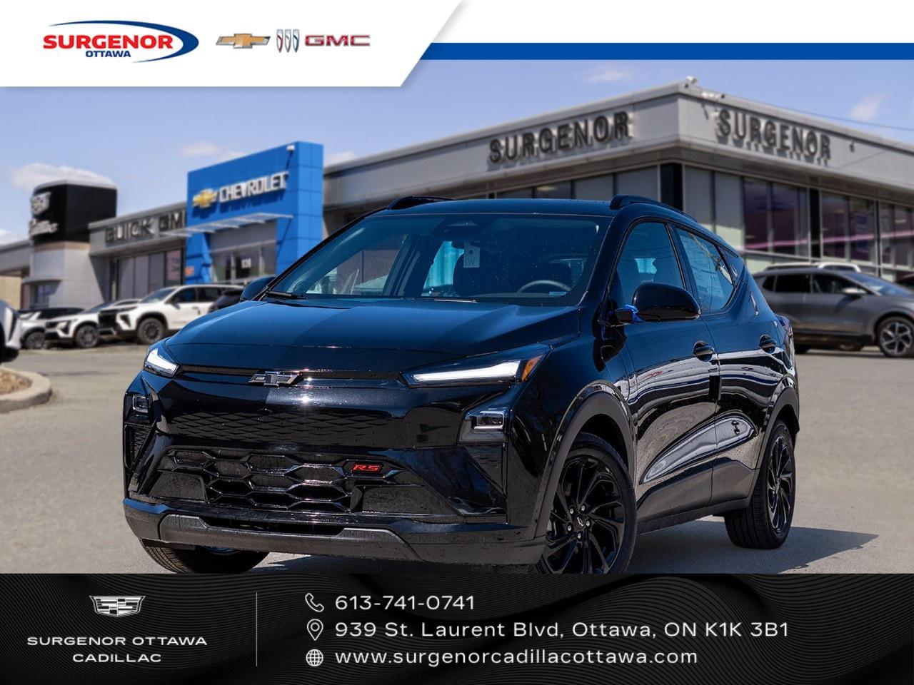 <p>Meet the 2027 Chevrolet Bolt RS FWD, where elegant black styling meets the dynamic agility of front-wheel drive. This SUV effortlessly handles the city streets with sharp precision.</p><p>The exterior boasts a striking gloss black finish highlighted by 17" aluminum wheels, ensuring you make a bold statement everywhere you go. The panoramic sunroof adds a touch of luxury, letting natural light flood the interior, while the mosaic black metallic color gives it a refined edge. Inside, the chic Jet Black Evotex seats with red stitching offer comfort with style, surrounded by features such as heated and cooled front seats and a heated steering wheel for your ultimate driving pleasure.</p><p>Embrace cutting-edge technology with the Super Cruise package, the high-definition surround vision camera, and an intuitive rearview camera mirror. Safety is paramount in the Bolt RS, equipped with advanced driver assistance features such as lane assist, front and rear park assist, rear pedestrian alert, and adaptive cruise control to ensure a secure drive.</p><p>If you're a tech-savvy commuter or a family looking for a secure, stylish, and feature-packed vehicle, this Chevrolet Bolt RS is tailored just for you. Contact us today to learn more and bring home your next adventure-inspired vehicle.</p>