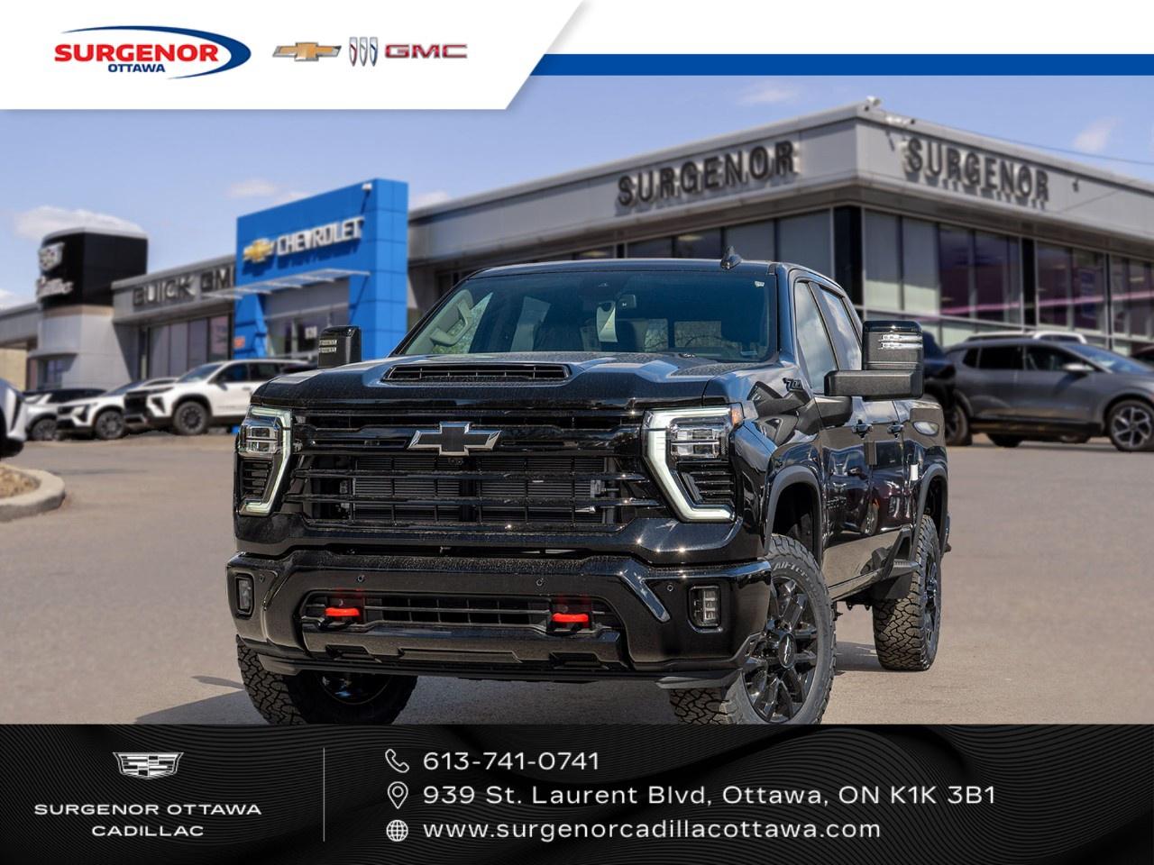 <p>Step into the future of driving with the 2026 Chevrolet Silverado 2500HD 4WD Crew Cab Standard Box LT, presented in a bold Black finish. This robust 4×4 truck is engineered to tackle both rugged terrains and smooth highways with ease.</p> <p>The stylish exterior features the signature Silverado design complemented by Heated Mirrors, ensuring you can brave those Canadian winters without a hitch. Inside, the Black interior welcomes you with comfort and intuitive design elements, providing a cool retreat on every journey.</p> <p>Equipped with an Automatic transmission and a powerful engine, this truck also boasts cutting-edge technology. Stay connected on every drive with features like Bluetooth connection, smart device integration, and a Wi-Fi hotspot. Prioritize your safety with driver aids such as lane assist, a backup camera, and an advanced navigation system.</p> <p>Ideal for adventurers and professionals alike, the 2026 Silverado 2500HD is a testament to Chevrolet's commitment to quality and innovation. Contact us today to learn more and to schedule your test drive  your next adventure awaits!</p>