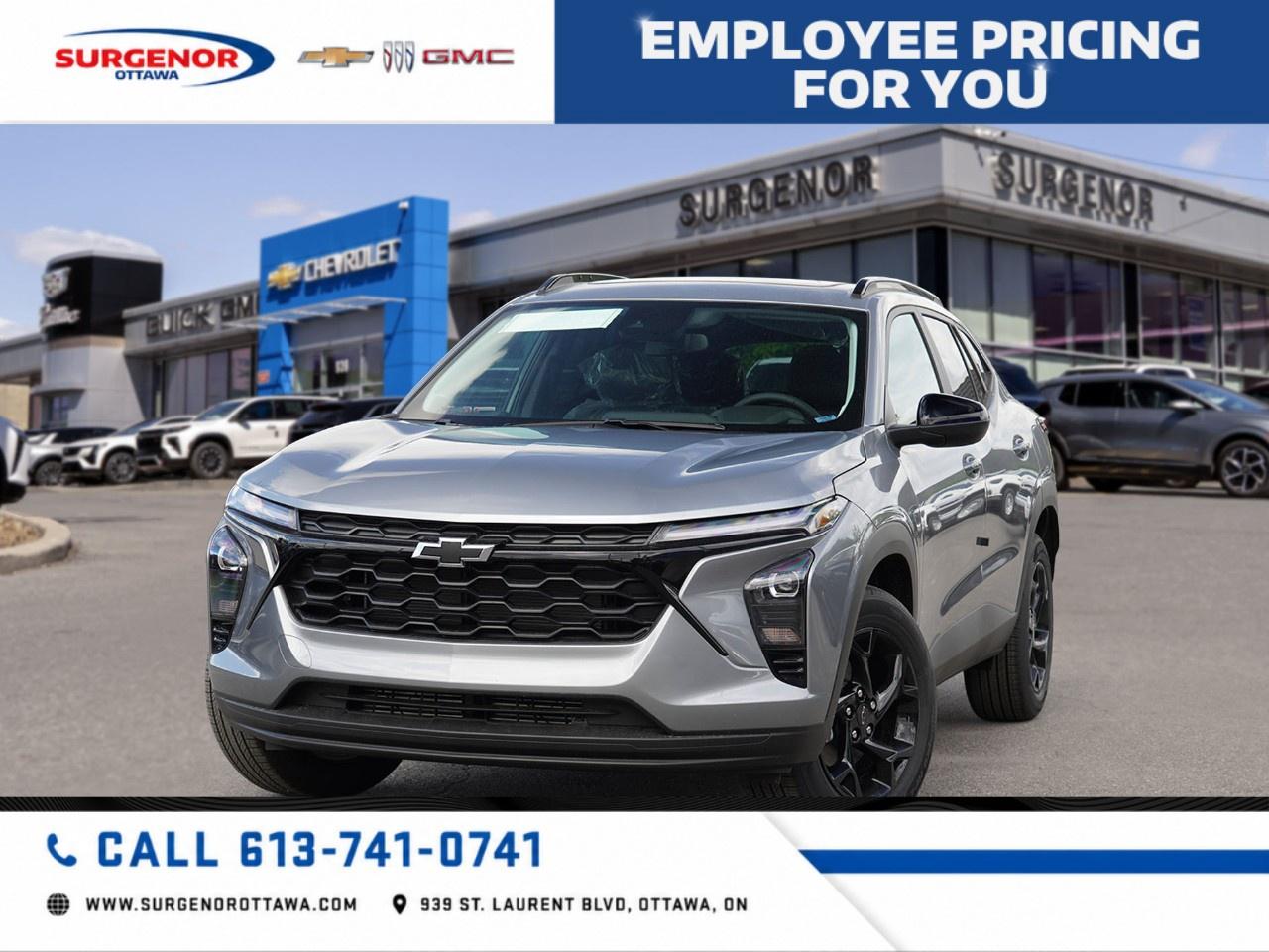 <p>Presenting the 2026 Chevrolet Trax LT in a sophisticated gray finish with front-wheel drive that delivers an exceptional driving experience. This SUV is tailored for those who seek practicality and style without compromise.</p><p>The exterior features high gloss black alloy wheels with Black Bowtie center caps for a refined look, complemented by high gloss black mirror caps, roof-mounted side rails, and elegant front and rear lower insert fascia. Inside, you'll find a black interior with blue accents made of durable cloth/Evotex seat trim, creating a modern and welcoming atmosphere.</p><p>Stay connected and safe with the cutting-edge 11" HD color touchscreen that supports Bluetooth audio streaming for two devices, and is compatible with wireless Apple CarPlay and Android Auto. Additional tech-savvy features such as a rearview camera, remote start, and a host of safety options like lane assist and parking sensors offer peace of mind in every drive. Enjoy added comfort with adaptive cruise control, heated front seats, and a heated steering wheel, ensuring a cozy ride in any weather. Plus, you'll love the convenience of the wireless charging pad and power sunroof for an added touch of luxury.</p><p>Perfect for urban dwellers or families on the go who appreciate a blend of function, style, and technology, this Trax LT is ready for your adventures. Contact us today to schedule a test drive and experience this fantastic vehicle firsthand!</p>