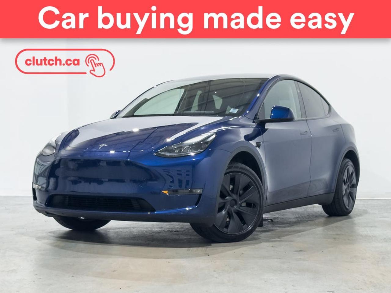 Brake Assist, Power Tailgate/Hatch, Auto Dimming Rearview Mirror and more!<br> <br>Clutch is the largest online used car retailer in Canada, delivering a seamless, hassle-free car-buying experience to drivers everywhere. Shop thousands of used cars online, get the right one delivered to your door, and enjoy peace of mind with our 10-Day Money-Back Guarantee. How sweet is that? To learn more, visit clutch.ca.<br> <br>The top features for this car include:<br> <br>Electric Parking Brake<br>Brake Assist<br>Power Tailgate/Hatch<br>Auto Dimming Rearview Mirror<br>Front Heated Seats<br>Power Lumbar Support<br>Rear Heated Seats<br>Driver Seat Memory System<br>Climate Control<br>Dual Zone Front Climate Control<br>Rear Climate Vents<br>Touchscreen Display<br>GPS Navigation<br>Cruise Control<br>Adaptive Cruise Control<br>12V Outlet<br>Hands Free Device Connectivity<br>Wireless Charging<br>Power Folding Exterior Mirrors<br>Lane Departure Warning<br>Active Lane Keep Assistance<br>Blindspot Sensors<br>Forward Collision Mitigation<br>Rear Collision Warning<br>Pedestrian Detection<br>Driver Attention Alert<br>Heated Steering Wheel<br>One-Touch Windows<br>Rain Sensing Wipers<br>Rear Window Defroster<br>Panoramic Sunroof<br>Hill Assistance<br>Automatic High Beams<br>Rear View Camera<br>Power Driver Seat<br>Power Passenger Seat<br>DC Fast Charging<br>Ambient Lighting<br>Front Trunk<br>Heat Pump<br>Folding Rear Seats<br>Traffic Sign Recognition<br>Rear Parking Sensors<br>Parking Sensors<br> <br>Seamless home delivery - Delivery to your door in a matter of days. Available on select packages.<br> <br>Try it out for 10 days - If you do not like it, we will take it back. <br> <br>Quality assured - All cars go through our rigorous 210-point inspection and reconditioning process.<br> <br>Peace of mind - Warranty and protection plans available.<br> <br>Haggle-free - No haggling or hard sells.<br> <br>100% Transparency - Full inspection reports on every car, including high-res photography and a free Carfax report.<br> <br>Listed price is for cash purchase only and does not include taxes, Shipping Fees (if applicable), Delivery Fees (if applicable), government licensing fees.<br> <br>Previous Provincial Registrations:<br>Nova Scotia<br> <br>Stock # 107177