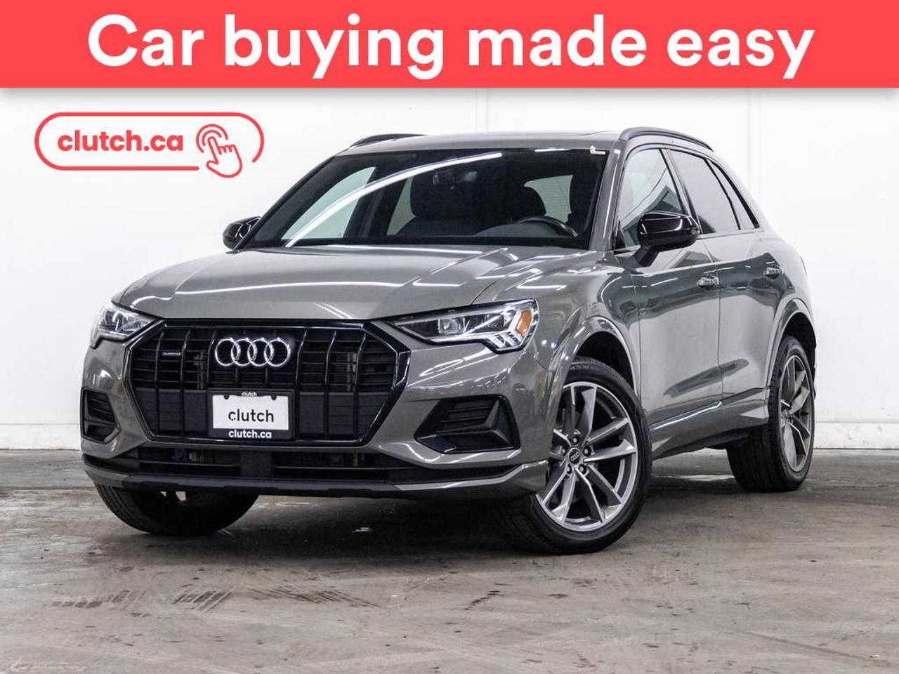 Auto Stop/Start, Electric Parking Brake, Brake Assist and more!<br> <br>Clutch is the largest online used car retailer in Canada, delivering a seamless, hassle-free car-buying experience to drivers everywhere. Shop thousands of used cars online, get the right one delivered to your door, and enjoy peace of mind with our 10-Day Money-Back Guarantee. How sweet is that? To learn more, visit clutch.ca.<br> <br>The top features for this car include:<br> <br>Lane Departure Warning<br>Auto Stop/Start<br>Electric Parking Brake<br>Brake Assist<br>Power Tailgate/Hatch<br>Front Heated Seats<br>Power Lumbar Support<br>Folding Rear Seats<br>Climate Control<br>Dual Zone Front Climate Control<br>Rear Climate Vents<br>Speed-Sensitive Volume<br>Bluetooth Music<br>Touchscreen Display<br>Cruise Control<br>12V Outlet<br>Hands Free Device Connectivity<br>Apple CarPlay<br>Android Auto<br>USB Input<br>Keyless Entry<br>Push Button Start<br>Passive Keyless Entry<br>Forward Collision Mitigation<br>Pedestrian Detection<br>One-Touch Windows<br>Rain Sensing Wipers<br>Rear Window Defroster<br>Panoramic Sunroof<br>Hill Assistance<br>Rear View Camera<br>Power Driver Seat<br>Auto Dimming Rearview Mirror<br>Parking Sensors<br>Rear Parking Sensors<br>Ambient Lighting<br> <br>Seamless home delivery - Delivery to your door in a matter of days. Available on select packages.<br> <br>Try it out for 10 days - If you do not like it, we will take it back. <br> <br>Quality assured - All cars go through our rigorous 210-point inspection and reconditioning process.<br> <br>Peace of mind - Warranty and protection plans available.<br> <br>Haggle-free - No haggling or hard sells.<br> <br>100% Transparency - Full inspection reports on every car, including high-res photography and a free Carfax report.<br> <br>Listed price is for cash purchase only and does not include taxes, Shipping Fees (if applicable), Delivery Fees (if applicable), government licensing fees.<br> <br>Previous Provincial Registrations:<br>Ontario<br> <br>Stock # 107217