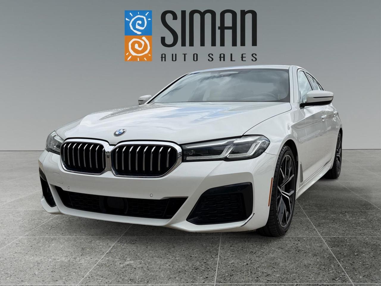 ## **SALE PRICED  ONLY $33,988!**

### **2021 BMW 530i Premium Enhanced**

Luxury, performance, and technology come together in this stunning BMW 530i with **104,500 km**. Smooth, responsive, and loaded with premium features, this executive sedan is ready to impress.

**Loaded with:**

* Premium Enhanced Package
* Alloy wheels
* Harman Kardon premium sound system
* Head-Up Display
* Factory navigation
* Wireless charging
* Driving Assistant Package
* Surround parking sensors
* Soft-close doors
* Rear sunshades
* Winter tires included

**Buy with confidence!**
? Accident-free Carfax
? Fresh Saskatchewan Safety Inspection
? Comprehensive pre-sale inspection completed
? Fresh full synthetic oil service
? New air filters

**Easy financing available on site through 16 banks and lenders. Trades are encouraged, and aftermarket warranties are available to fit every need and budget.**

### **Why Buy From Siman Auto Sales?**

Were **large enough to make a difference and small enough to care.** Proudly serving Saskatchewan for **over 28 years**, with **70+ quality vehicles** in stock. Check out our reviews and discover why so many customers trust Siman Auto Sales for their next vehicle.

**Dont miss this incredible valueSALE PRICED at just $33,988! Book your test drive today.**